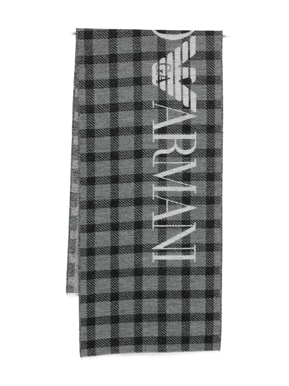 EMPORIO ARMANI Tartan Scarf
