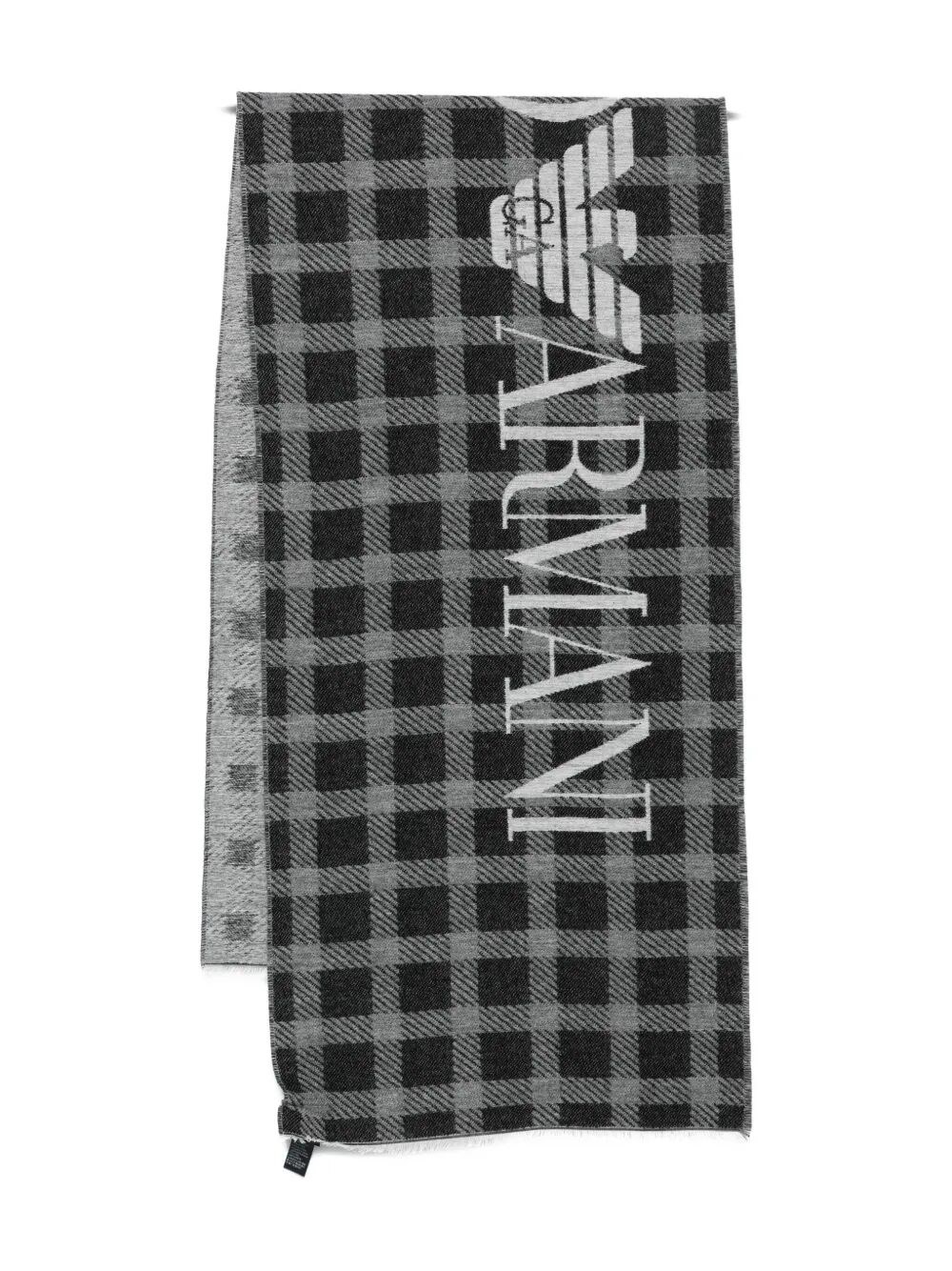 Emporio Armani Tartan Scarf