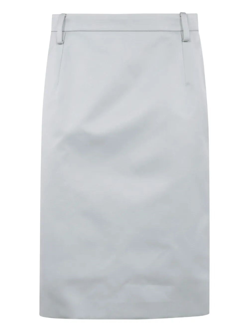 N°21 Satin Pencil Skirt In White