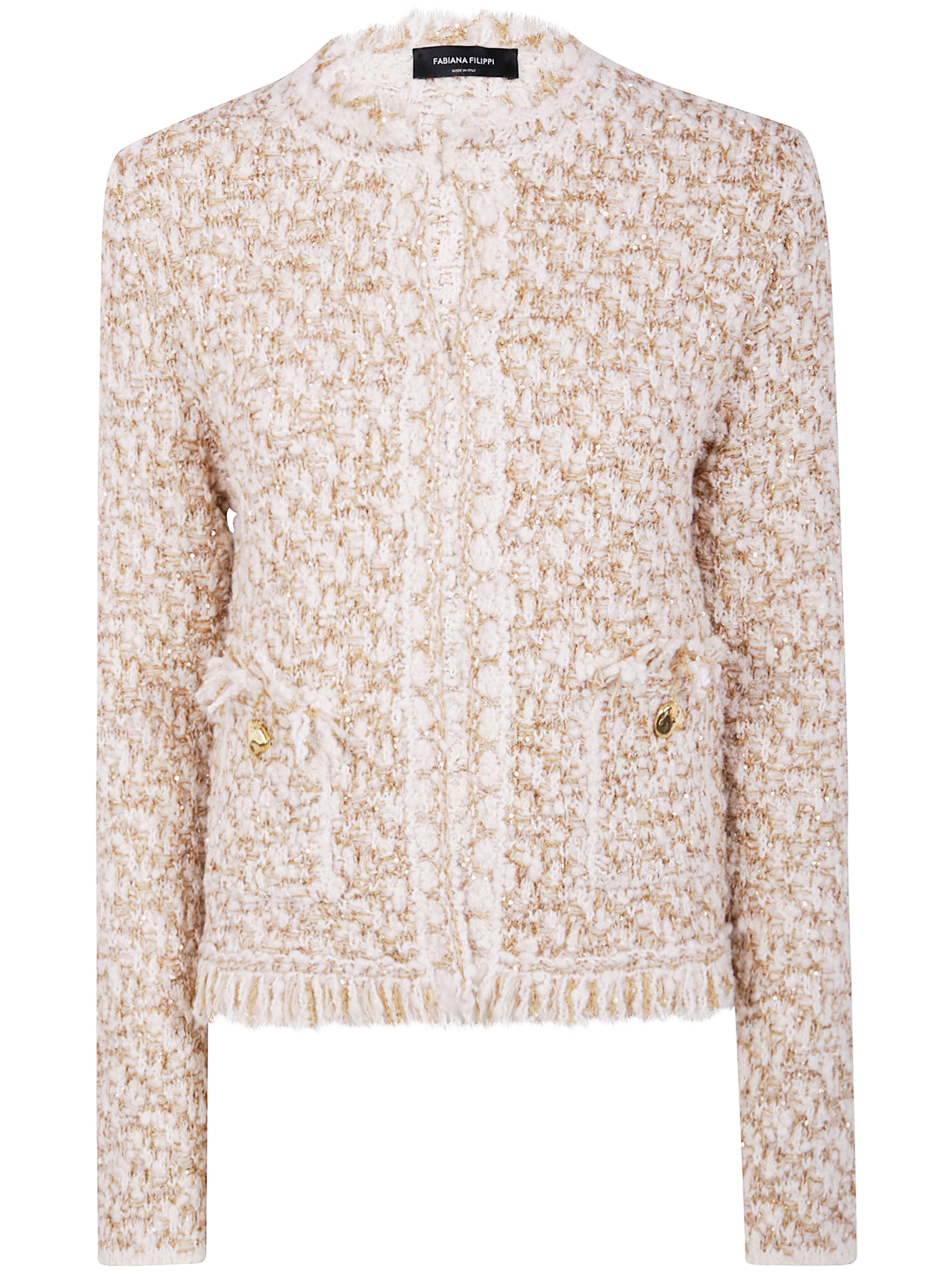 Marc Jacobs Bicolor Tweed Boucle Jacket