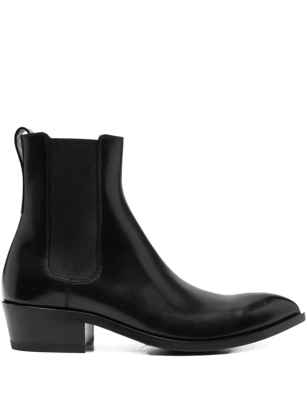 TOM FORD Burnished Leather Chelsea Boots