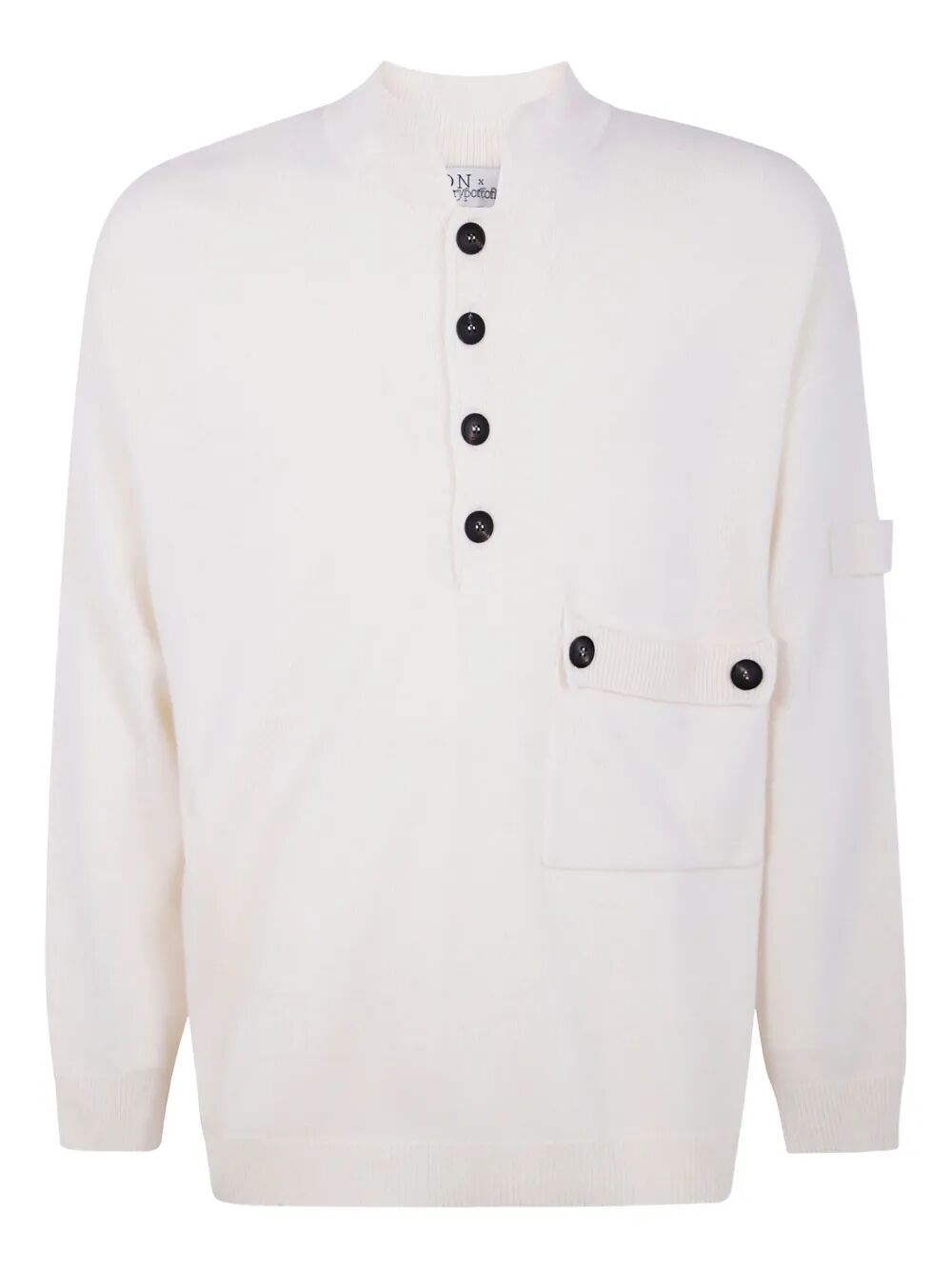 Moncler Genius Bear Crewneck Cotton Sweatshirt In Black