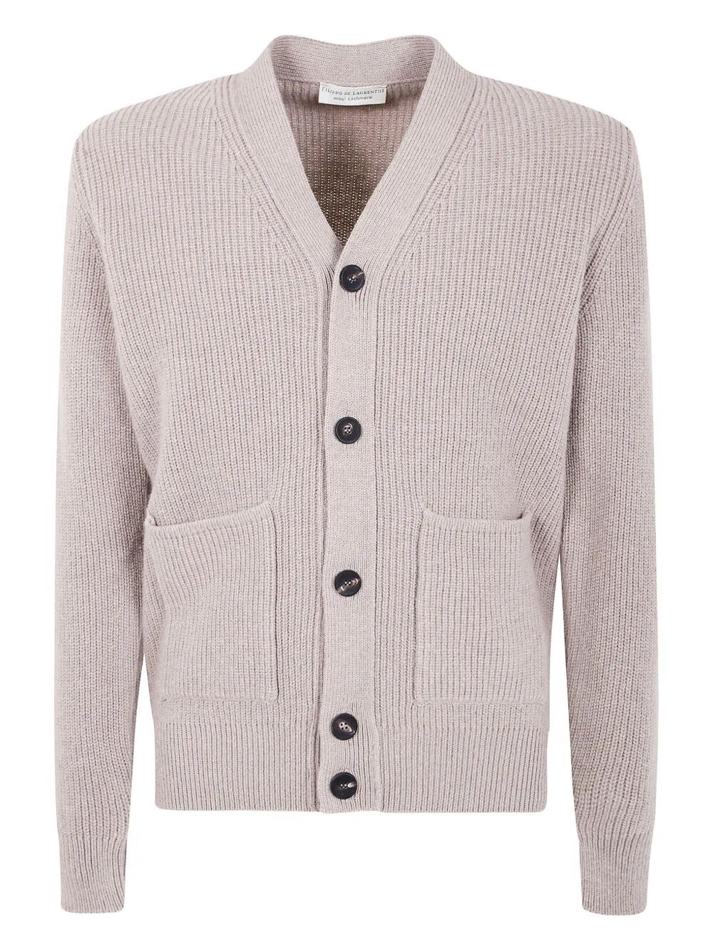 Filippo De Laurentiis Buttoned Cardigan In Neutral