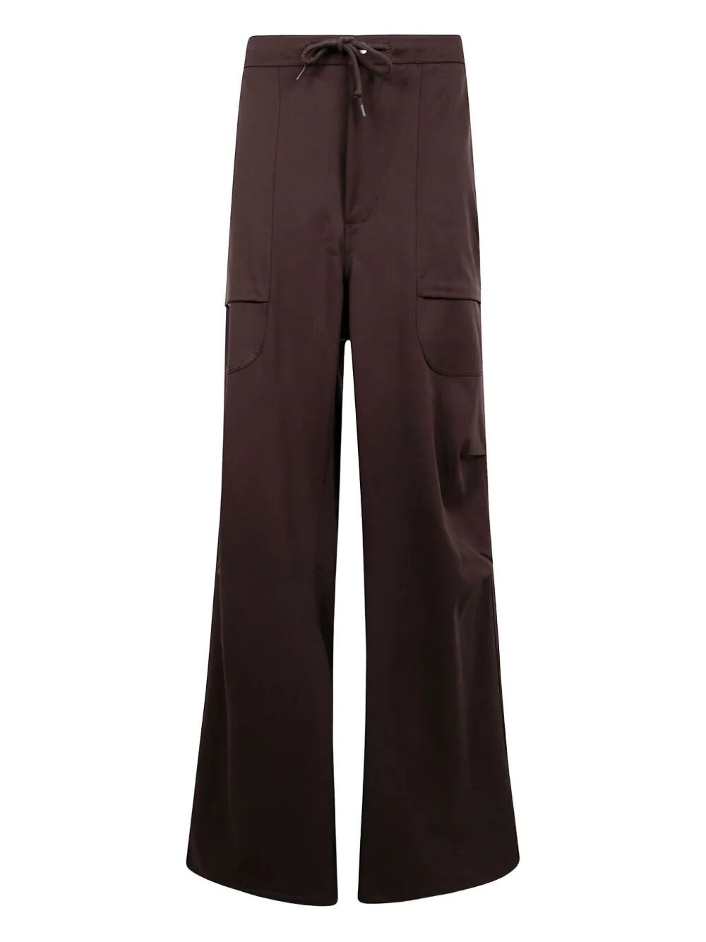 Entire Studios Flap-pocket Wool Trousers In Brown