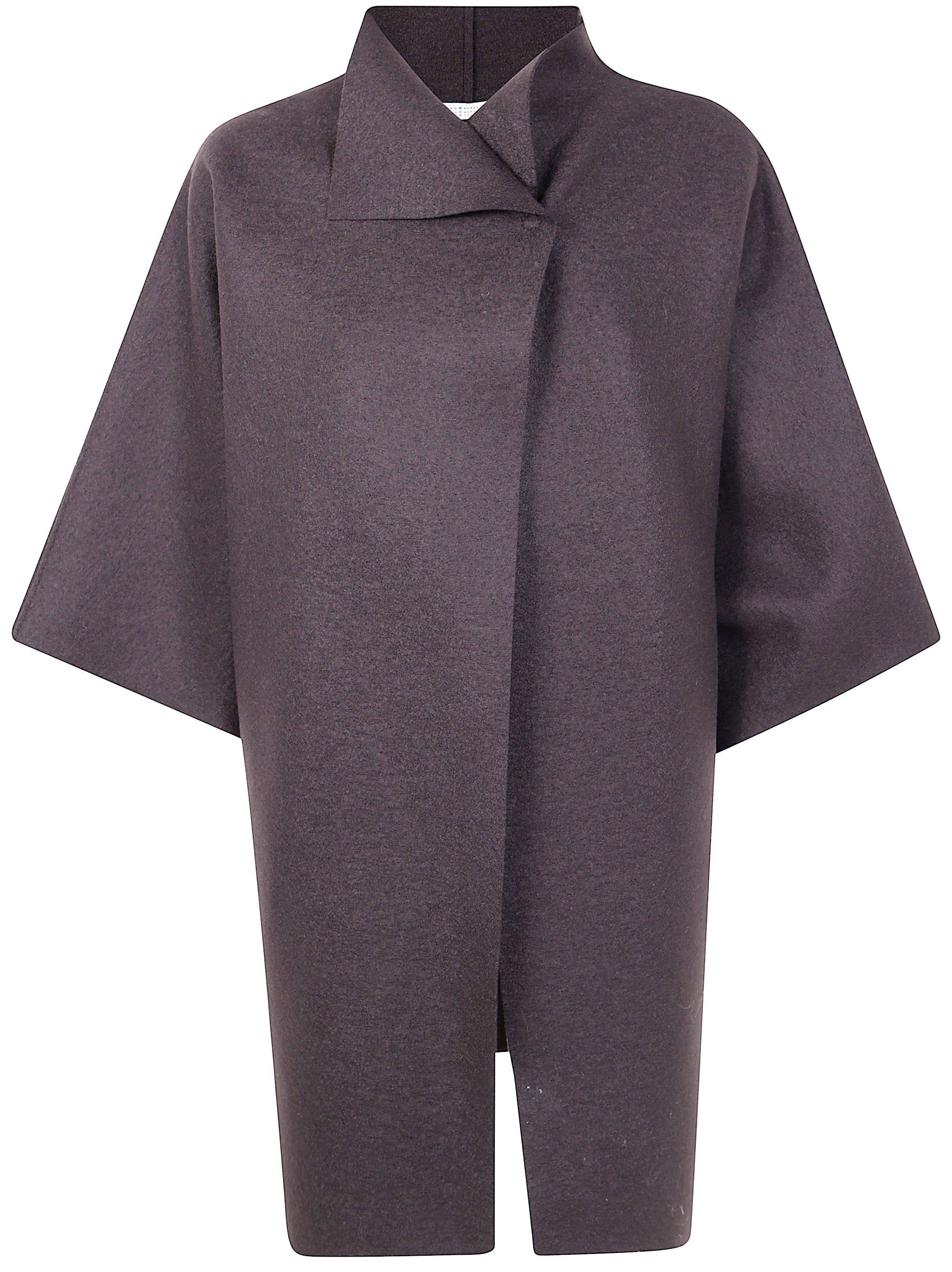 Harris Wharf London Women Kimono Mantle Pressed Wool In Pink