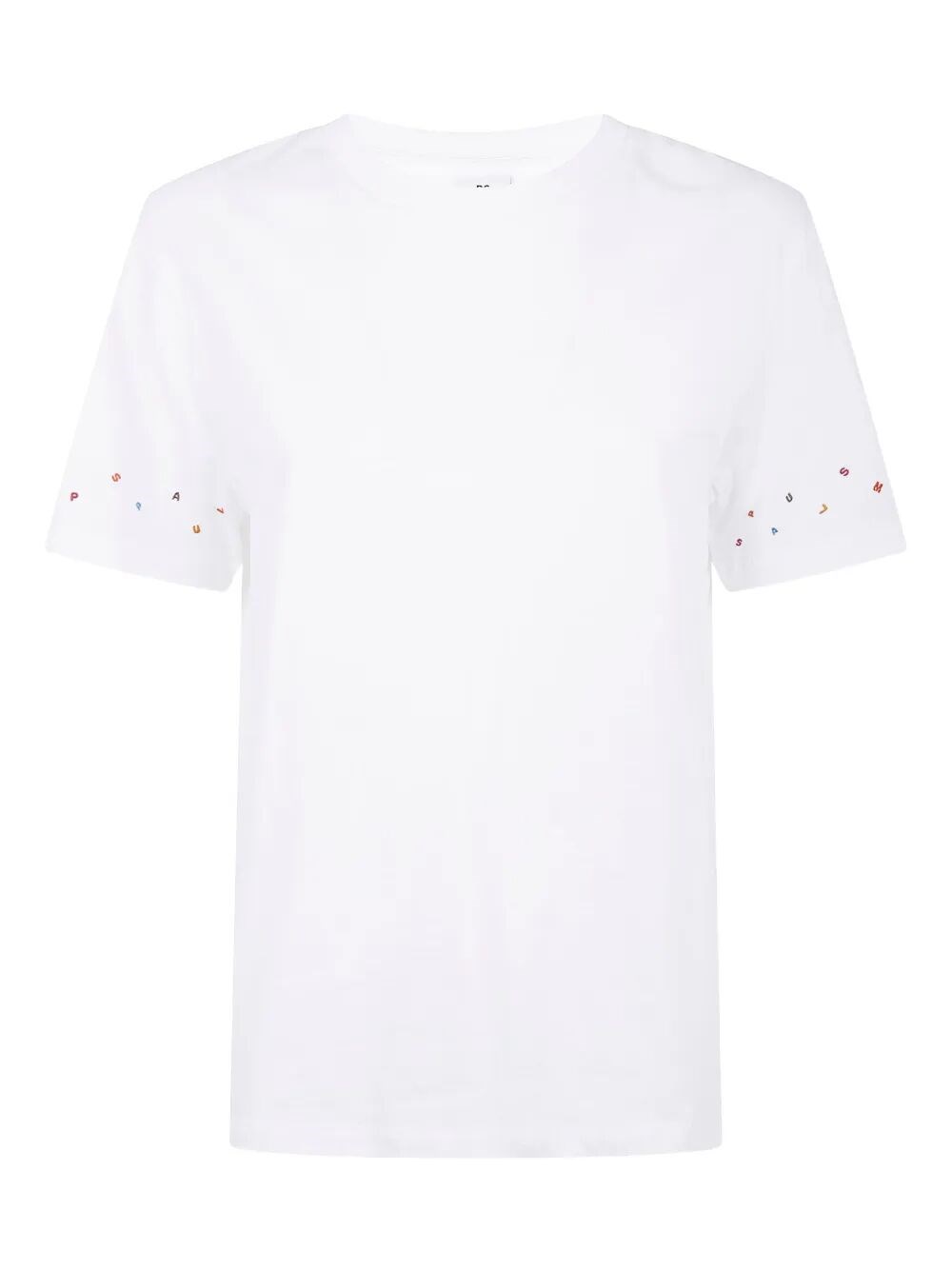 Paul Smith Embroidered Letters T-shirt In White
