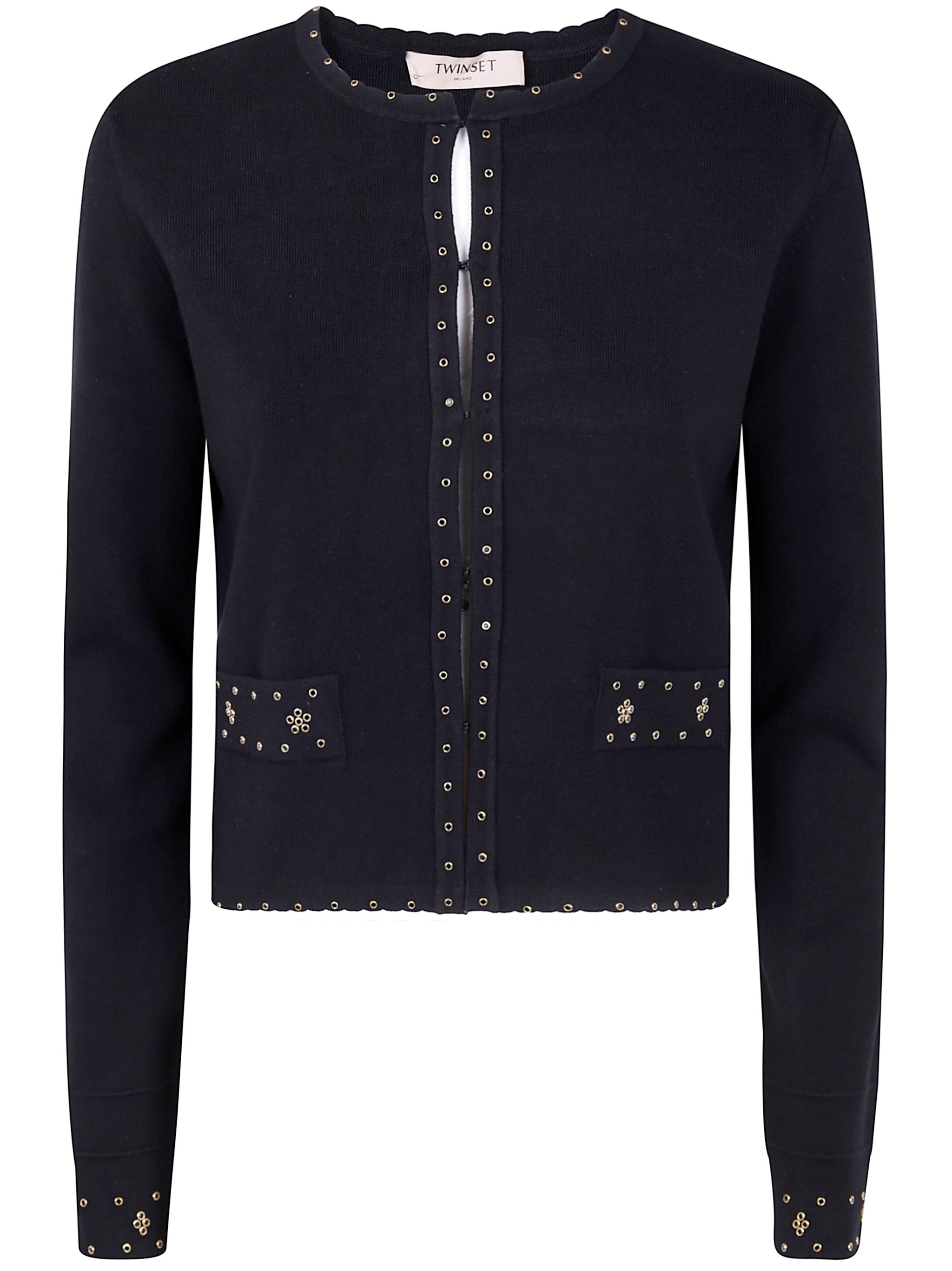 Twinset Short Jacket In Black