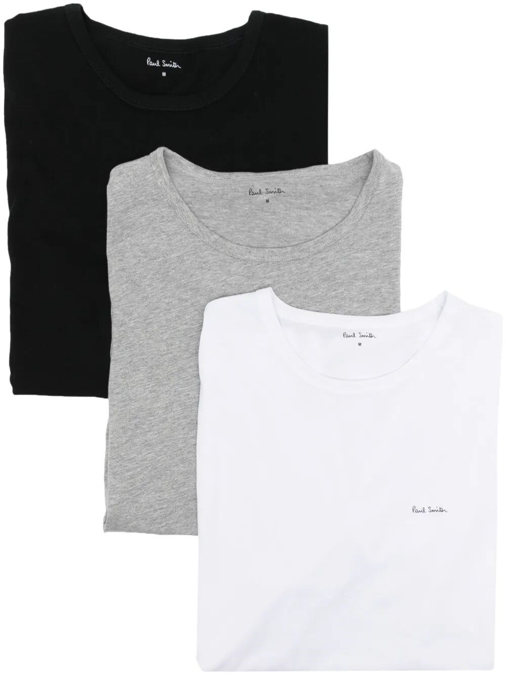 Paul Smith Organic Cotton T Shirt 3pack In Multi