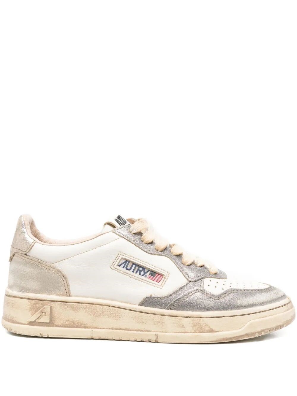 Autry "sup Vintage Low" Suede Sneakers