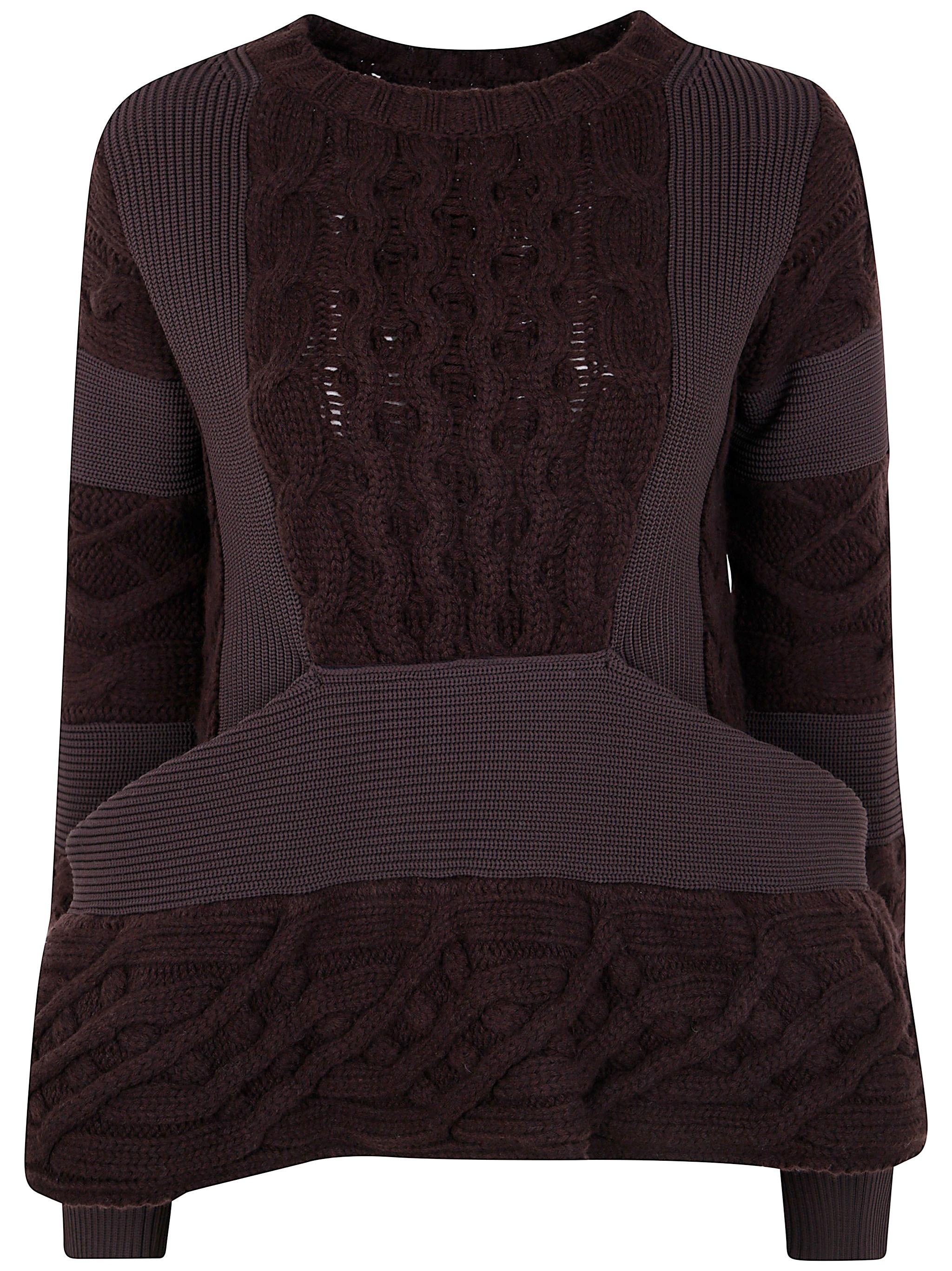 SACAI Wool Knit Pullover