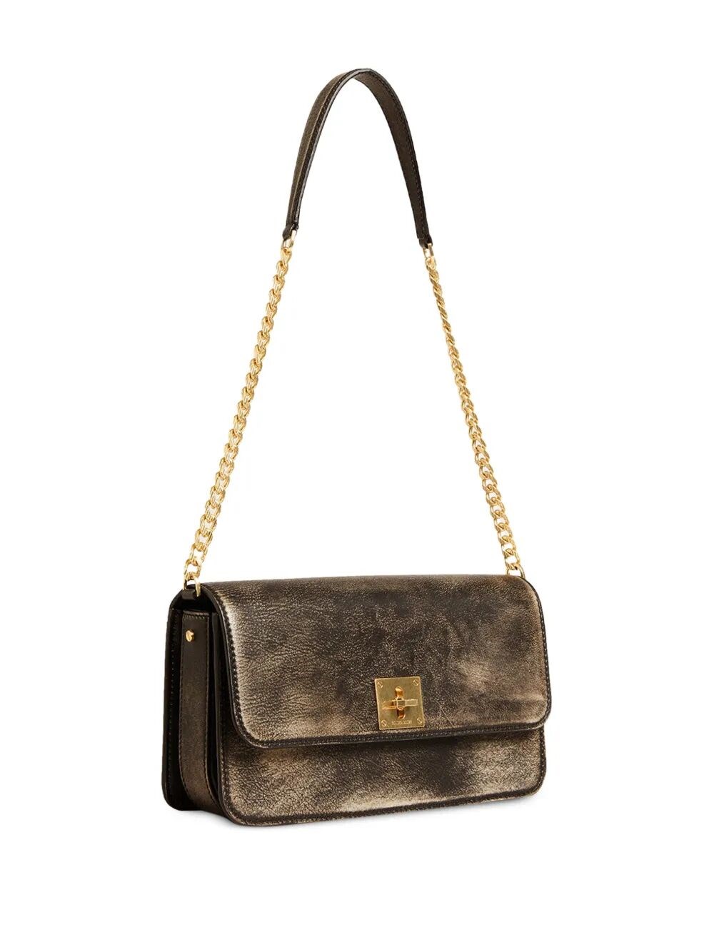GOLDEN GOOSE "Gioia" Bag Distressed Bull Leather Body　GOLDEN GOOSE "Gioia" バッグ ディストレスト ブルレザーボディ GOLDEN