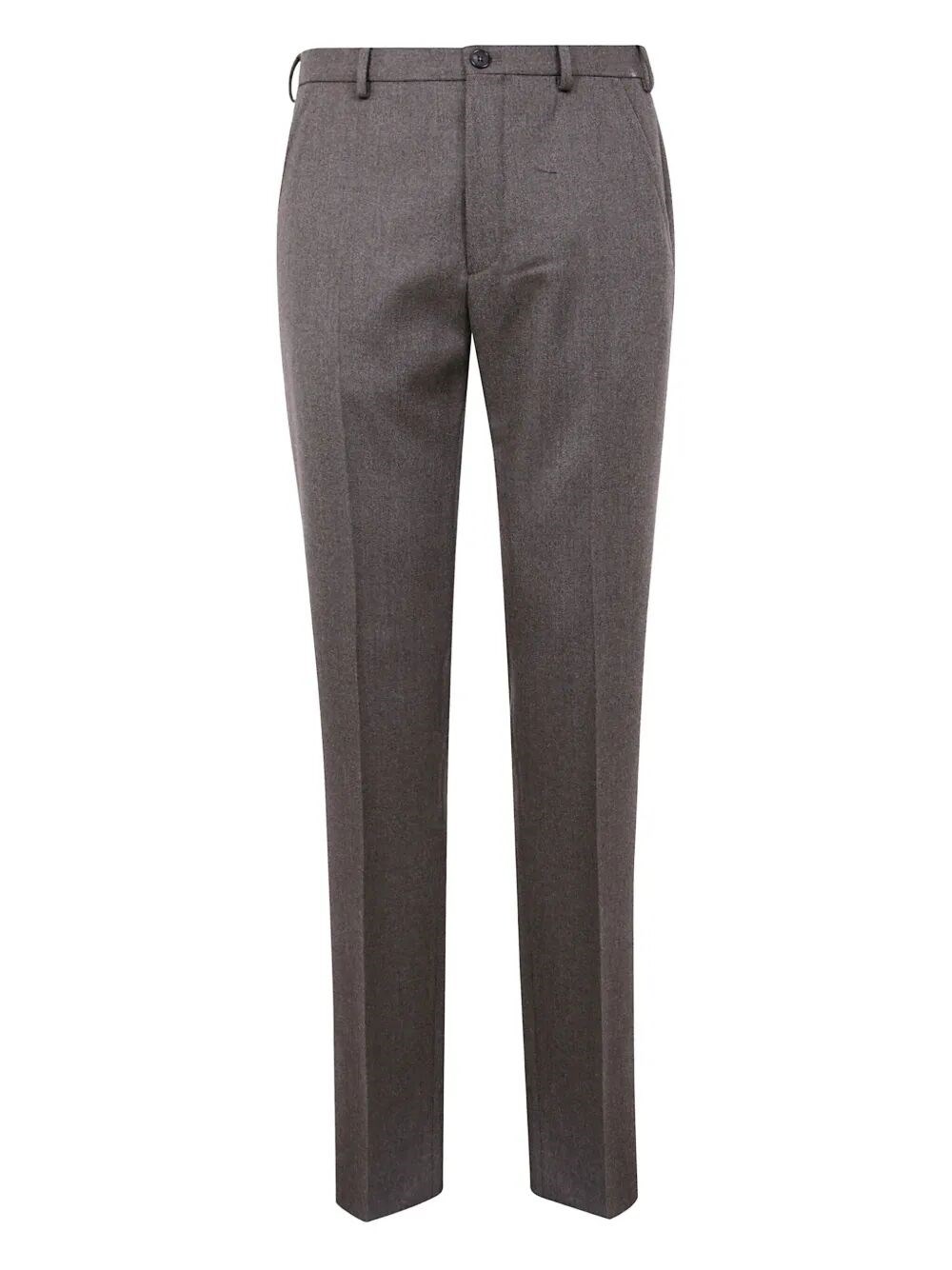 Incotex "chino Straight Fit" Trousers In Gray