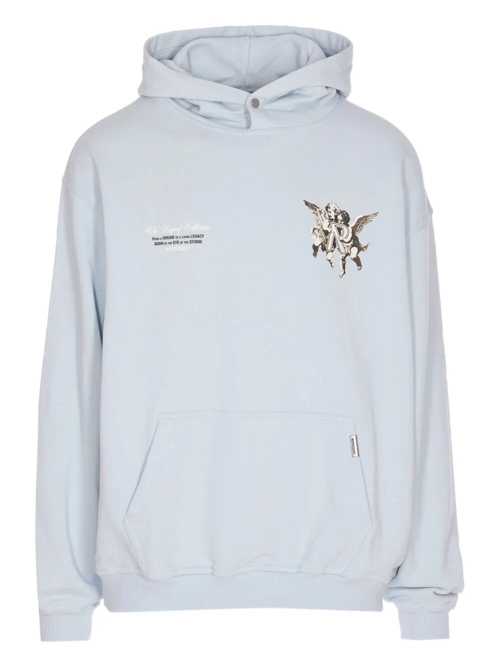 Represent Hooded Sweater Kangaroo Pocket In Gray