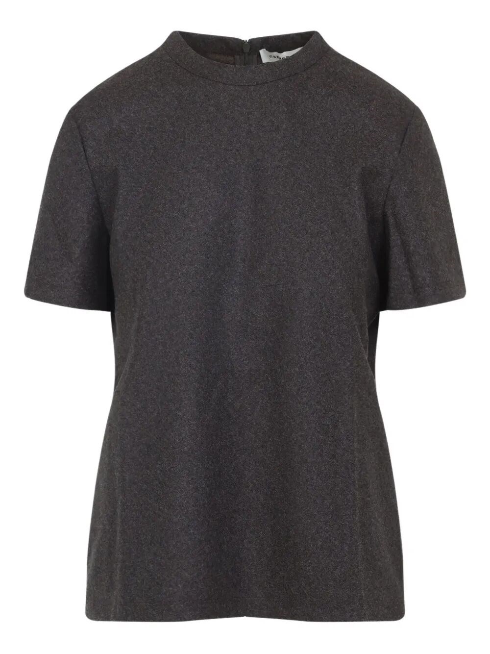 Carven Fitted T-shirt In Neutral