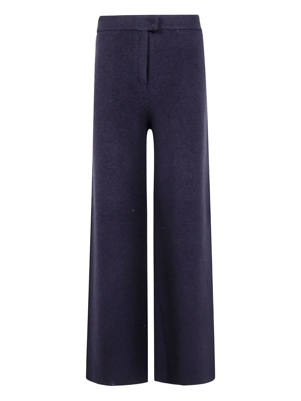 Blugirl Knit Trousers Jacquard In Blue