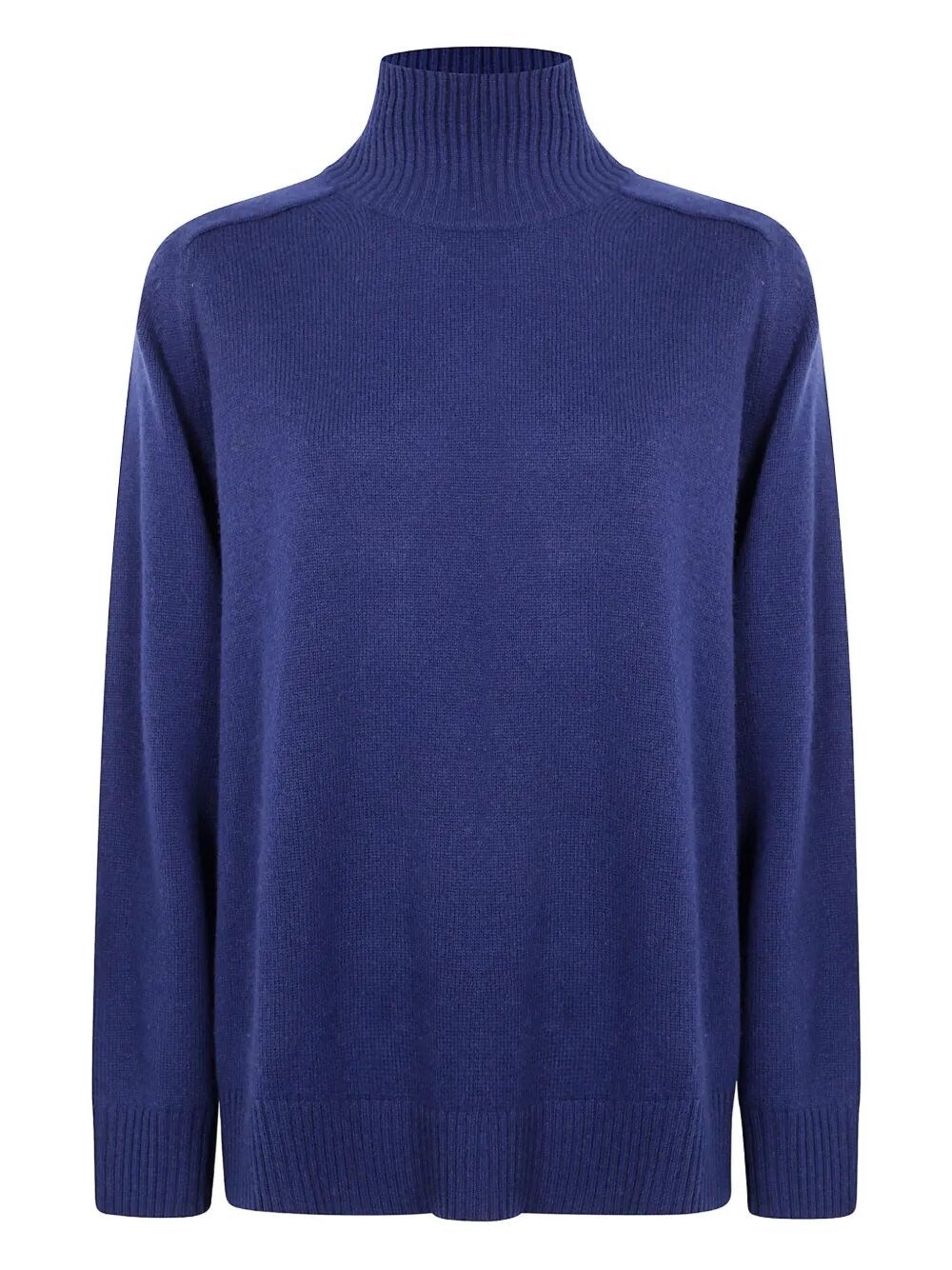 Paul Smith Womens Knitted Sweater Roll Neck In Blue