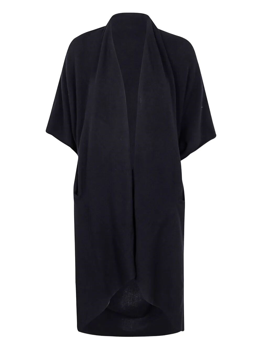 Y's "way" Vest Sweater In Black