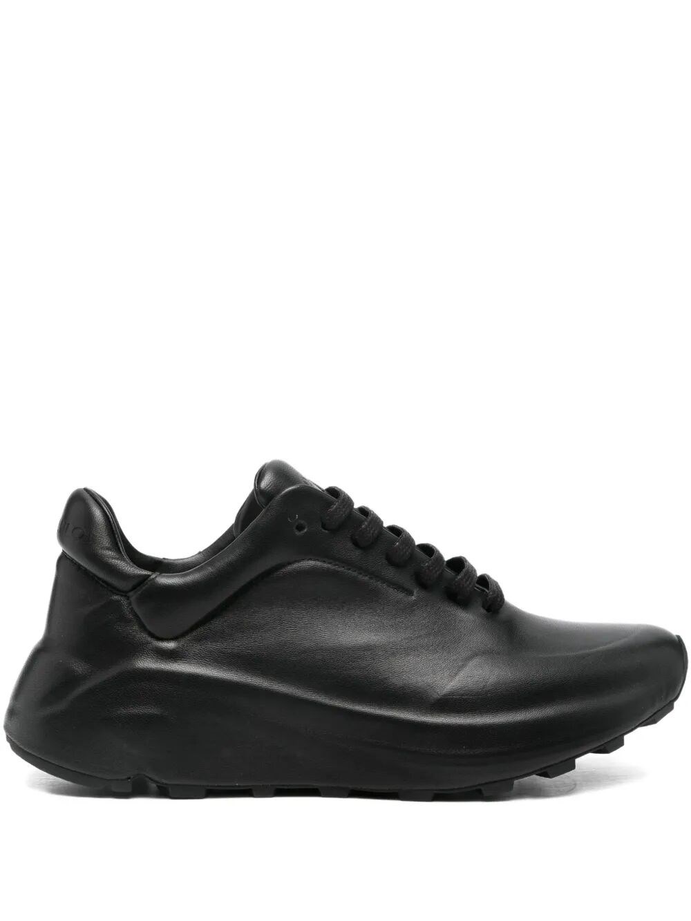 Del Carlo Nappa Sneakers In Black
