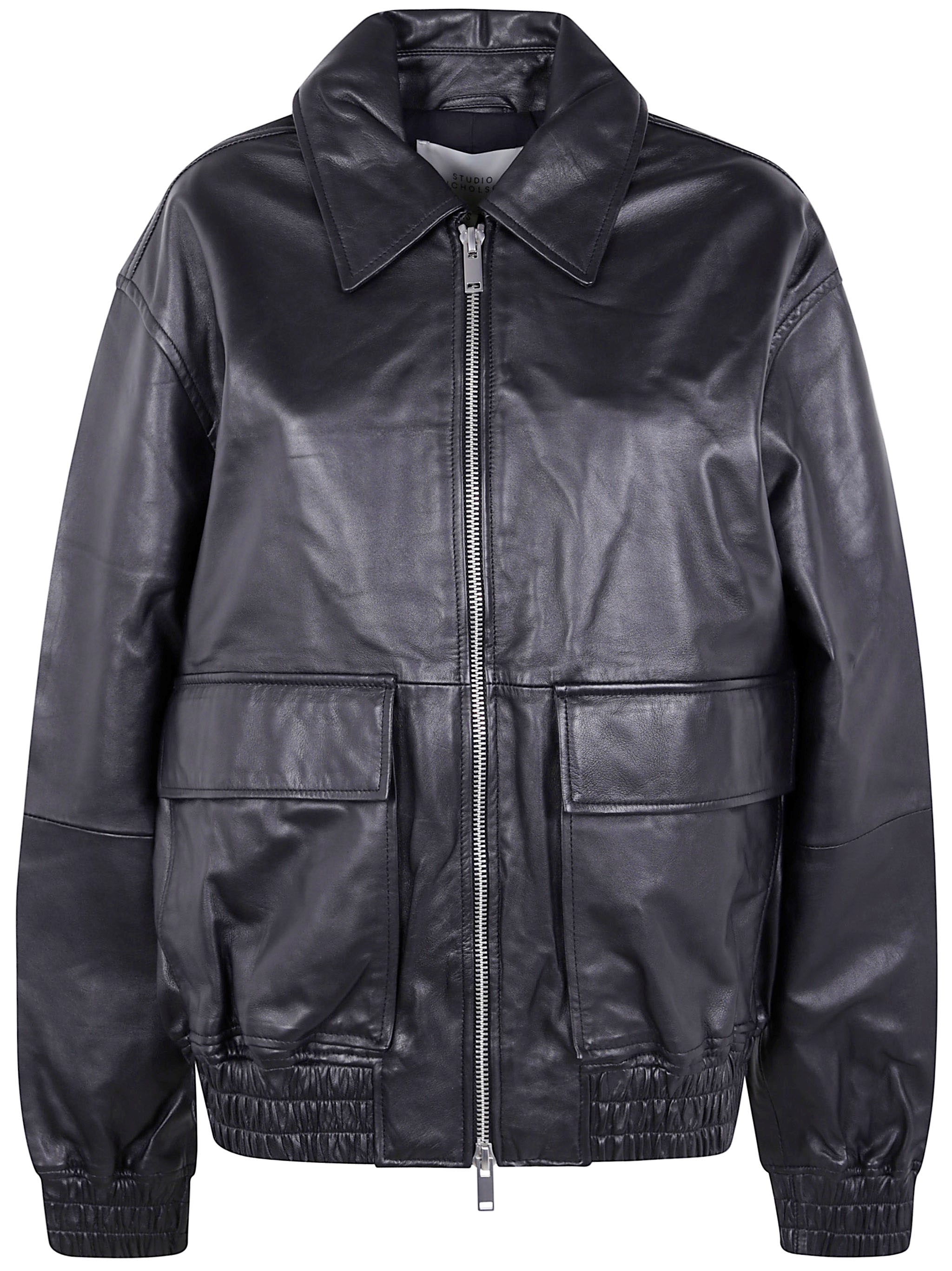 Sapio Piston Leather Bomber Jacket