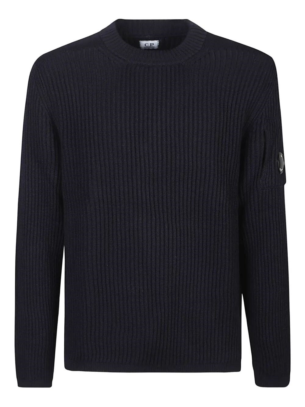 C.P. Company Rundhals-Strickpullover aus Re-Wool