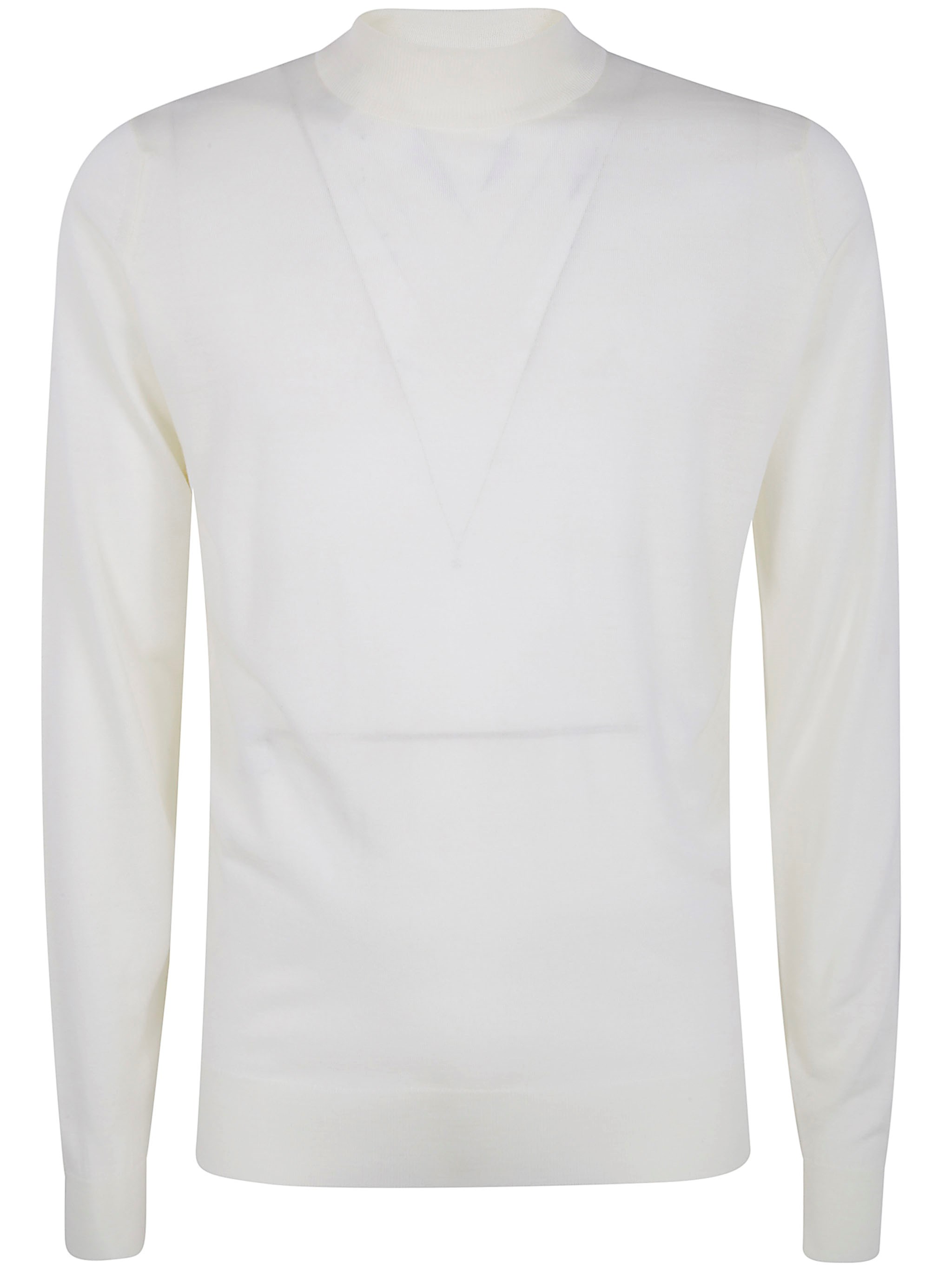 JOHN SMEDLEY "Harcourt" Mock Neck