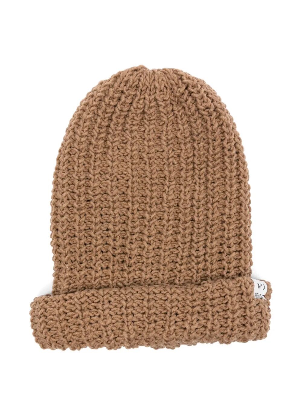 Maison Mihara Bedwin Huge Beanie In Brown