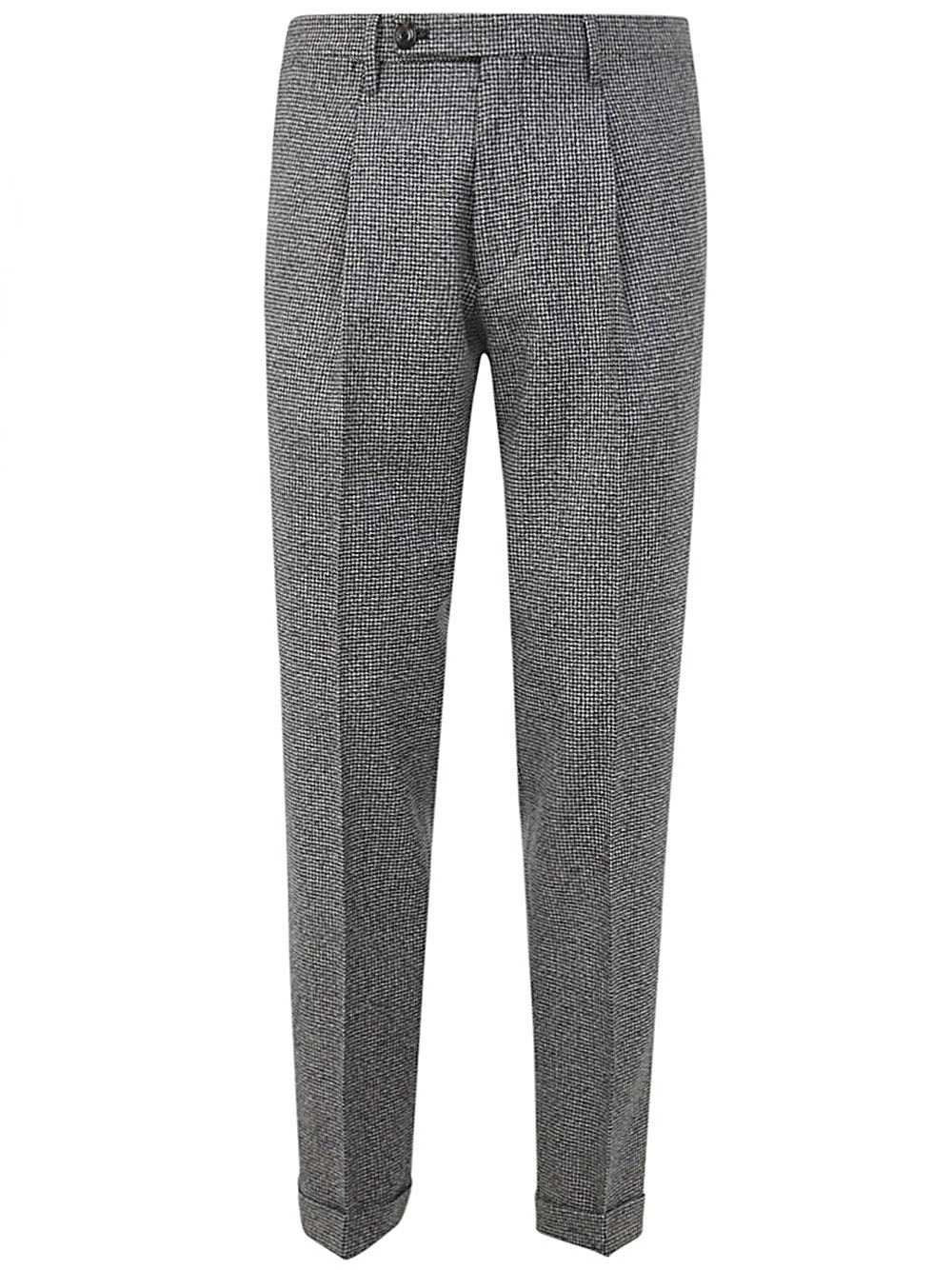 Michael Coal Mc-frederick 3104 Capri Trousers With Pence In Gray