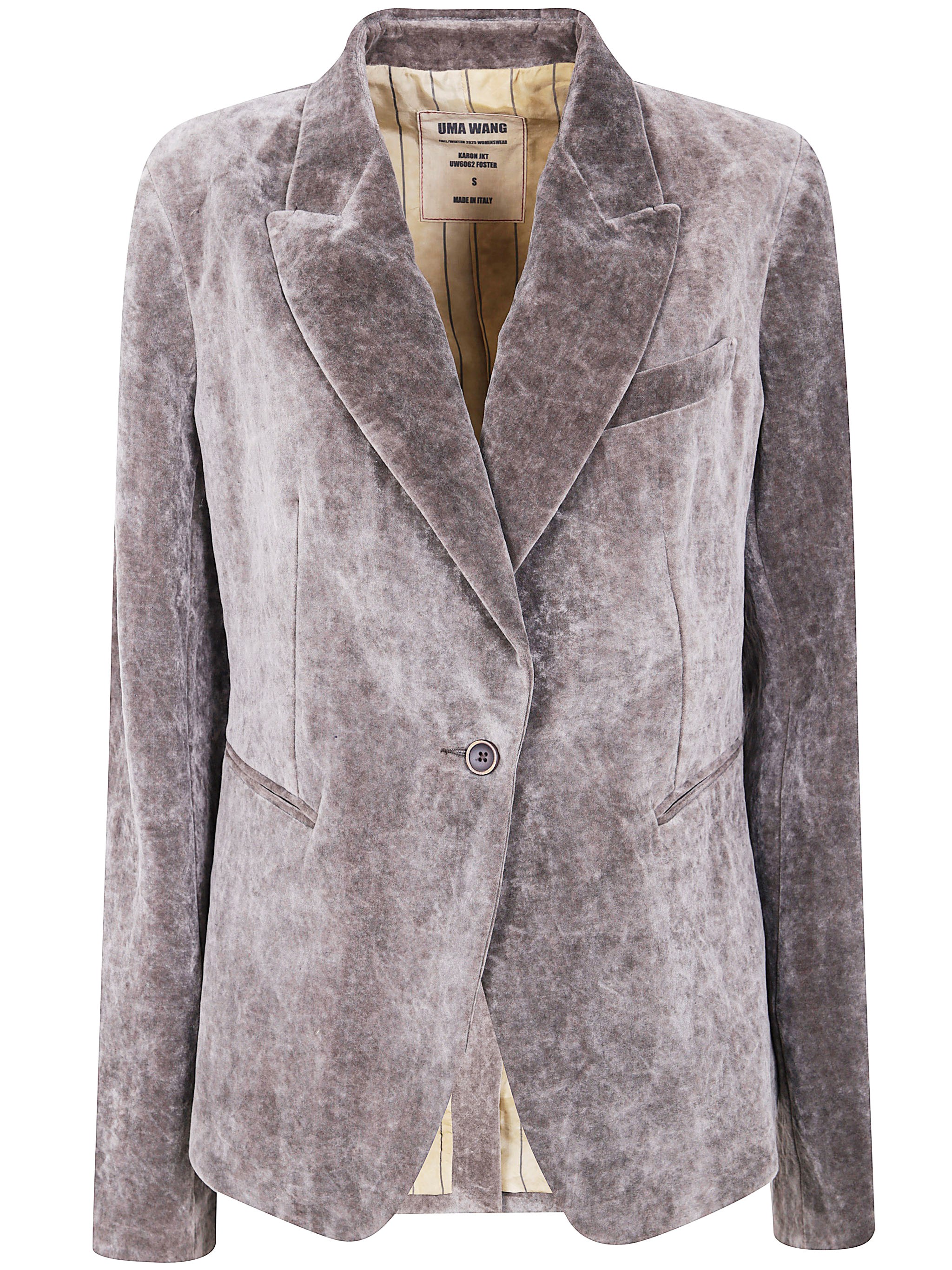 Uma Wang "karon" Jacket In Gray
