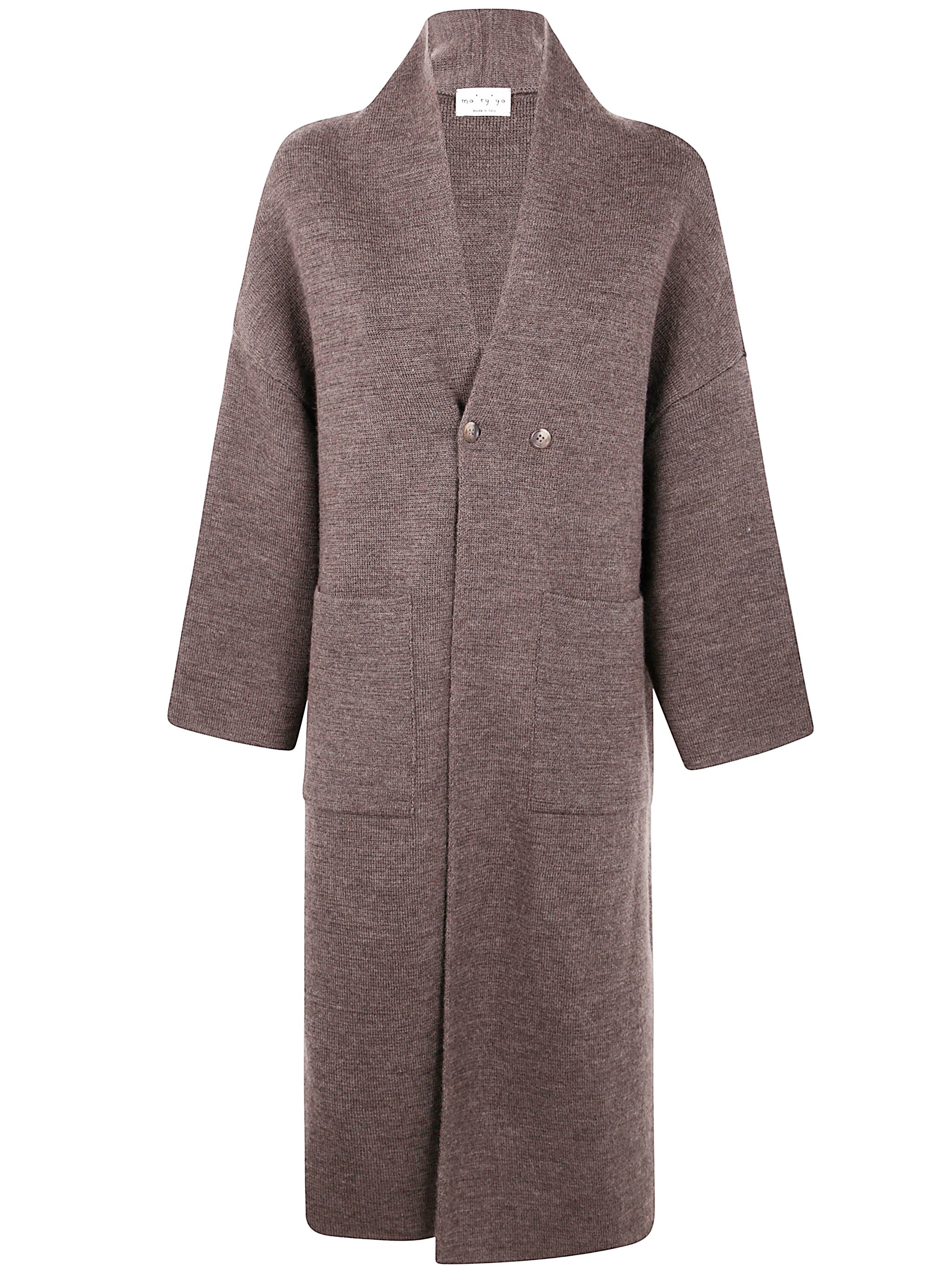 Maryya Long Coat Buttons Jaw