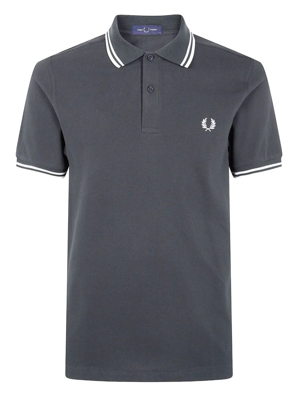 Fred Perry Logo-detail Polo Shirt In Green