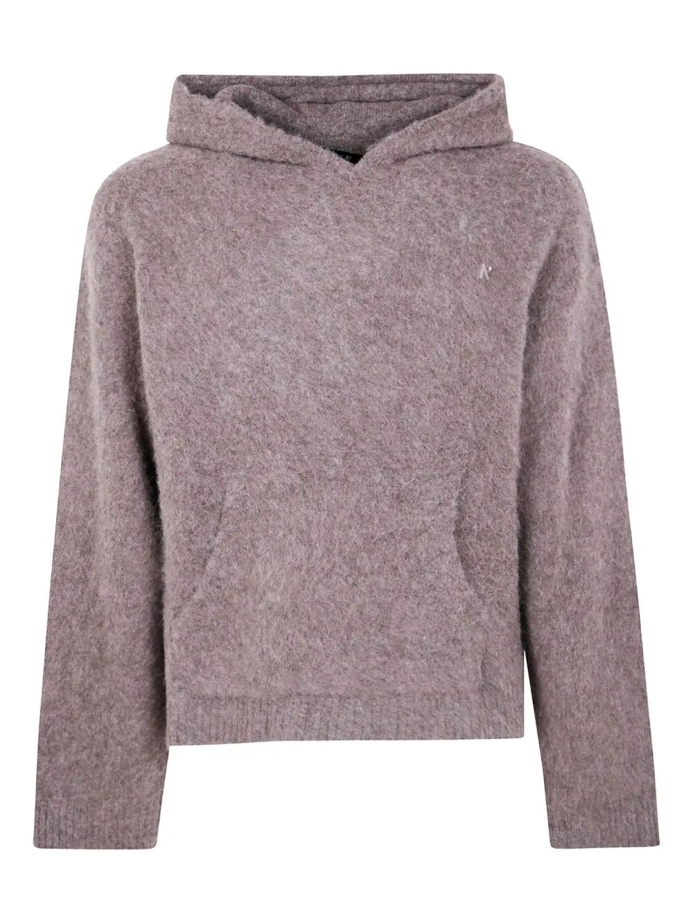 Avant Toi Brushed Cashmere Light Shawl Over Cardigan