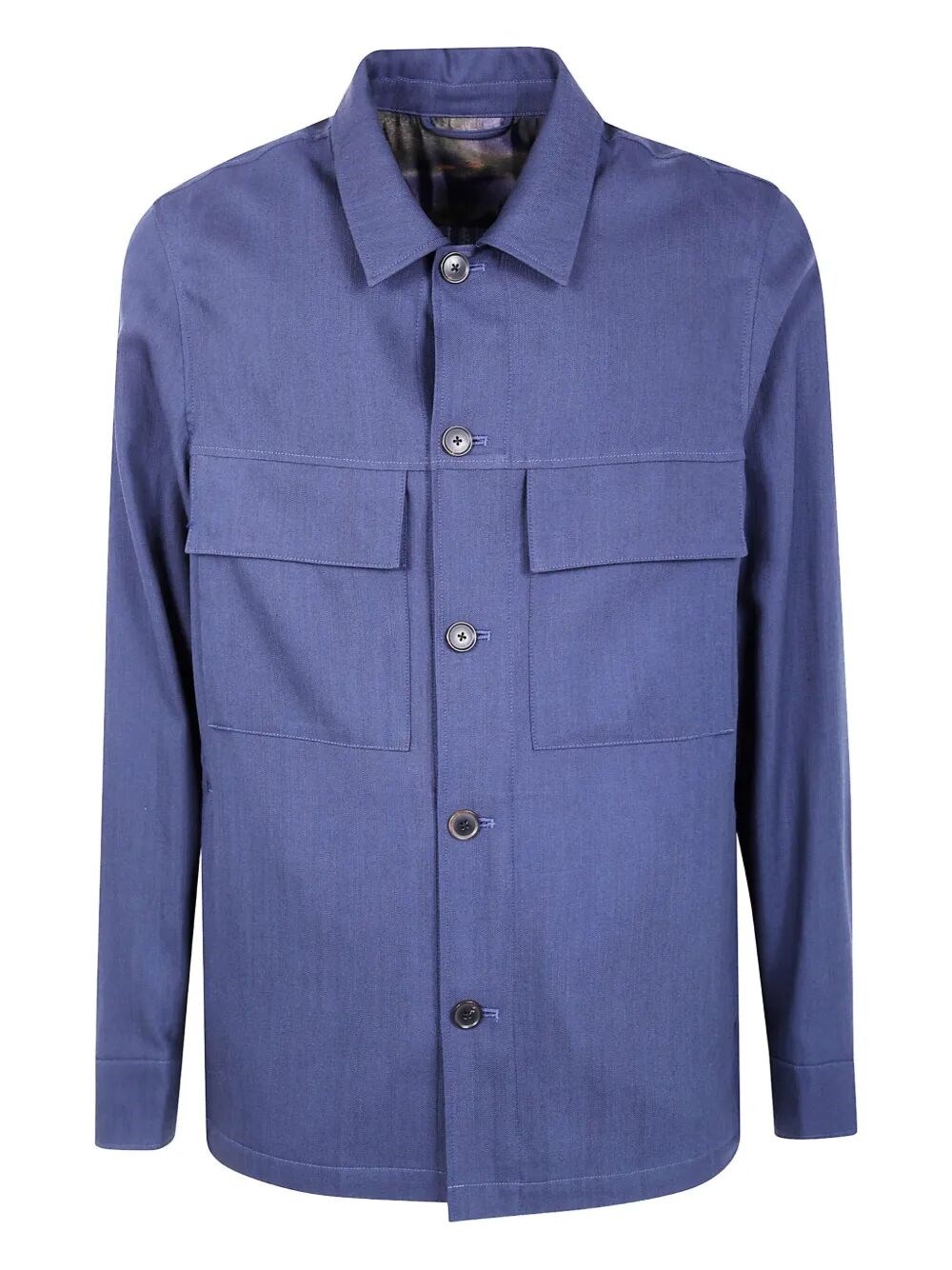 Paul Smith Mens Shirt Jacket In Blue