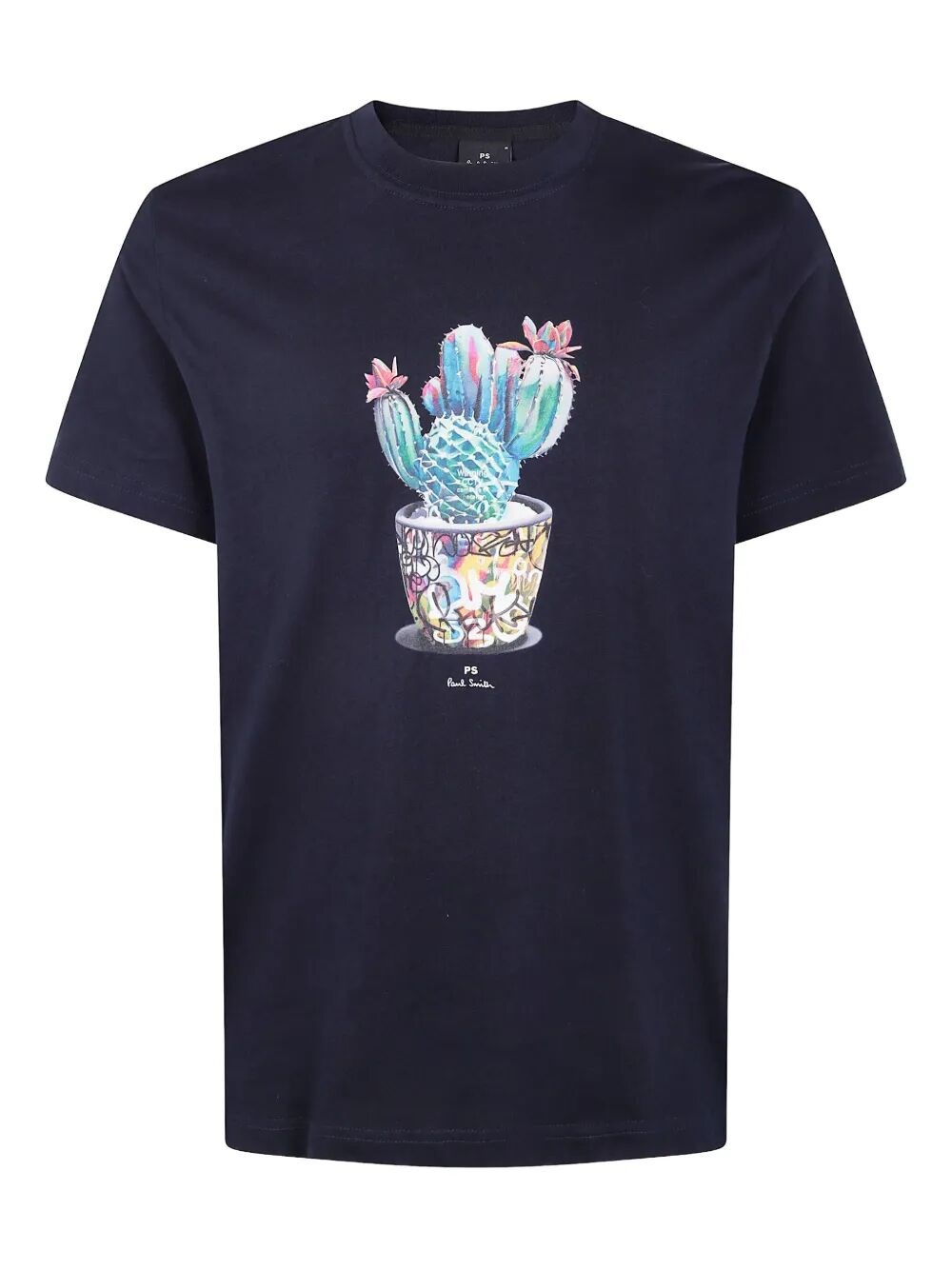 Ps By Paul Smith Mens Reg Fit T Shirt Cactus
