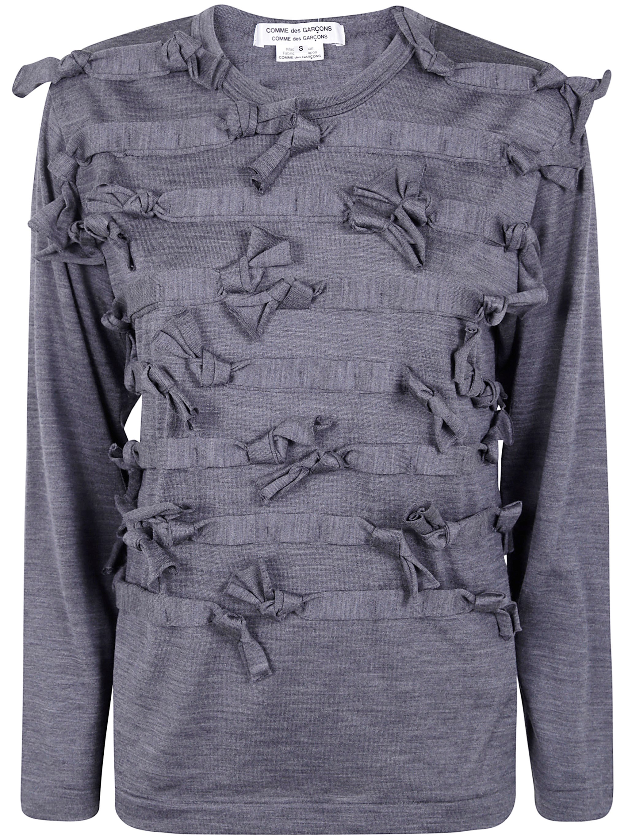 Sacai Stripe-pattern Cotton T-shirt In D.navy/stripe