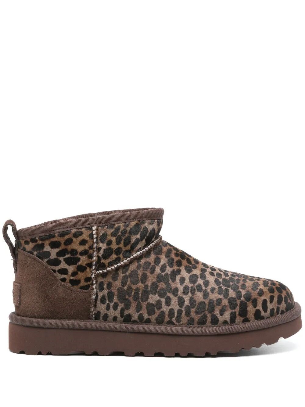 Ugg Woman "classic Ultra Mini Caspian" In Animal Print