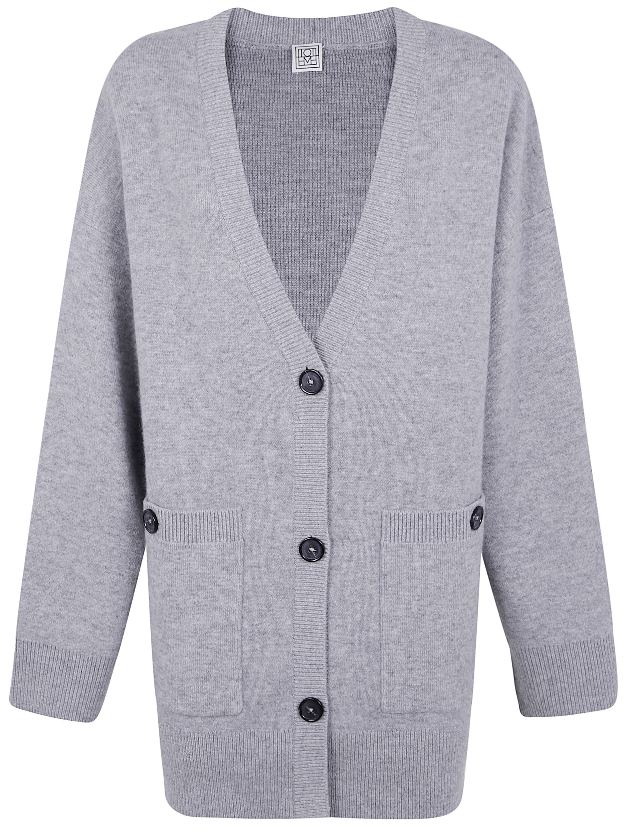 Toteme Cashmere Merinos Longline Cardigan