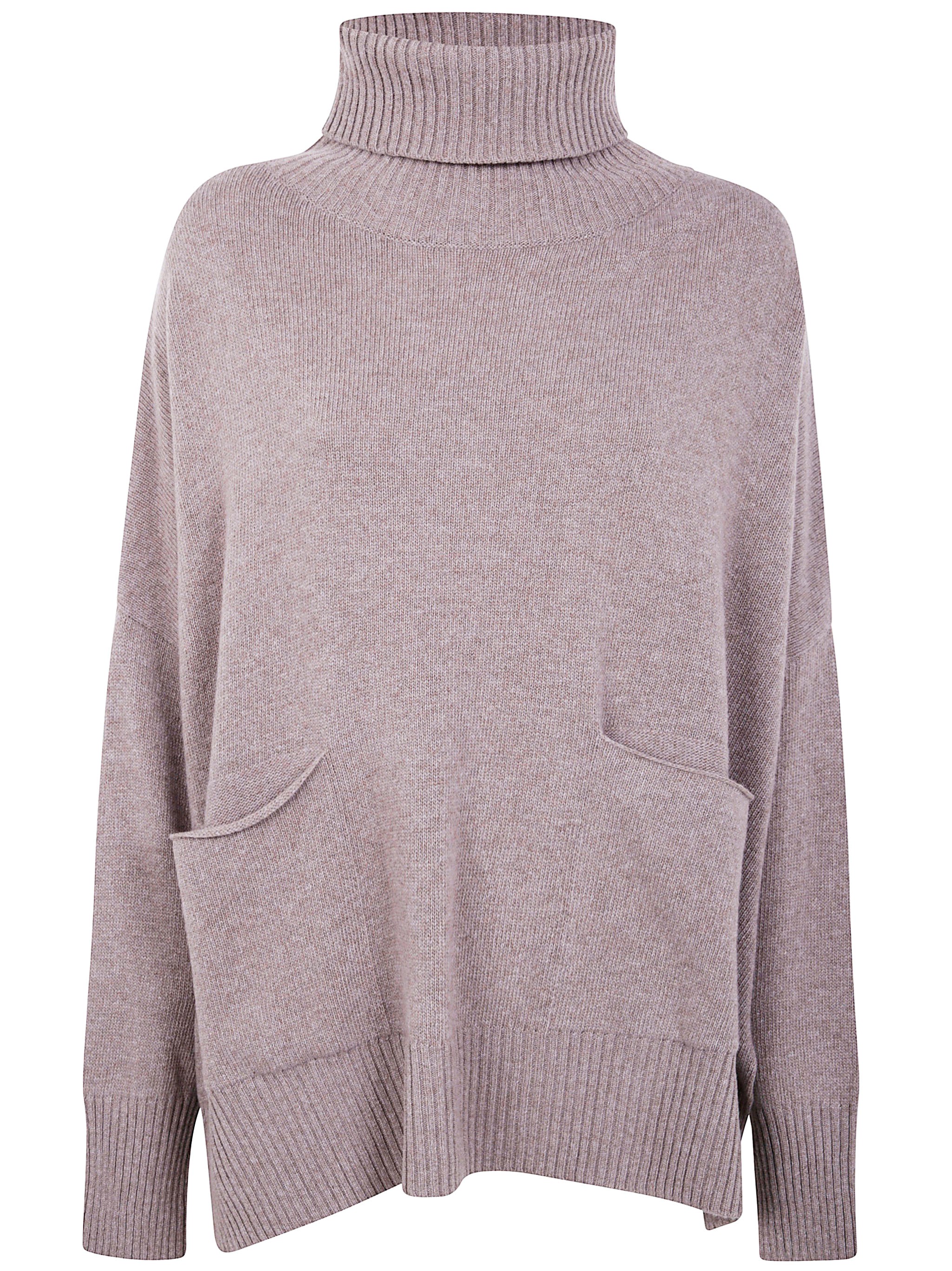 MA`RY`YA Poncho High Neck Mix Cash