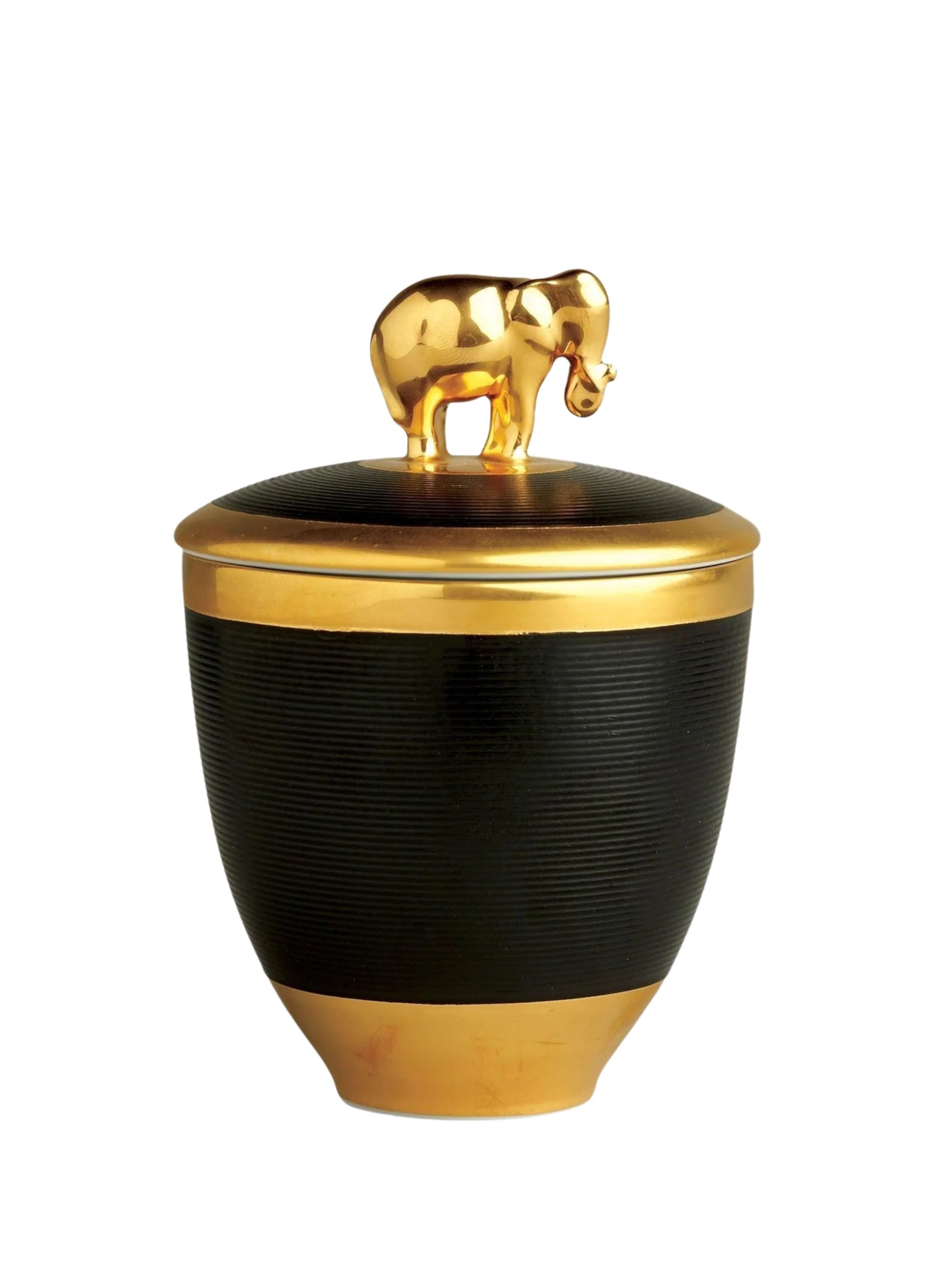 L` OBJET "Elephant" Noir Candle