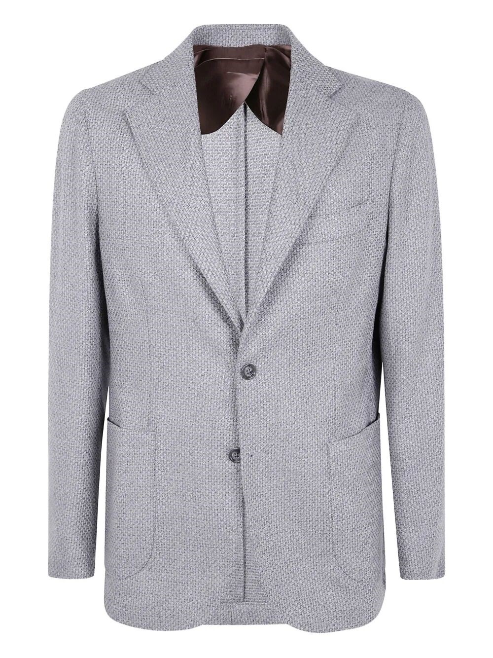 Barba Napoli "bactive Mono" Jacket In Gray