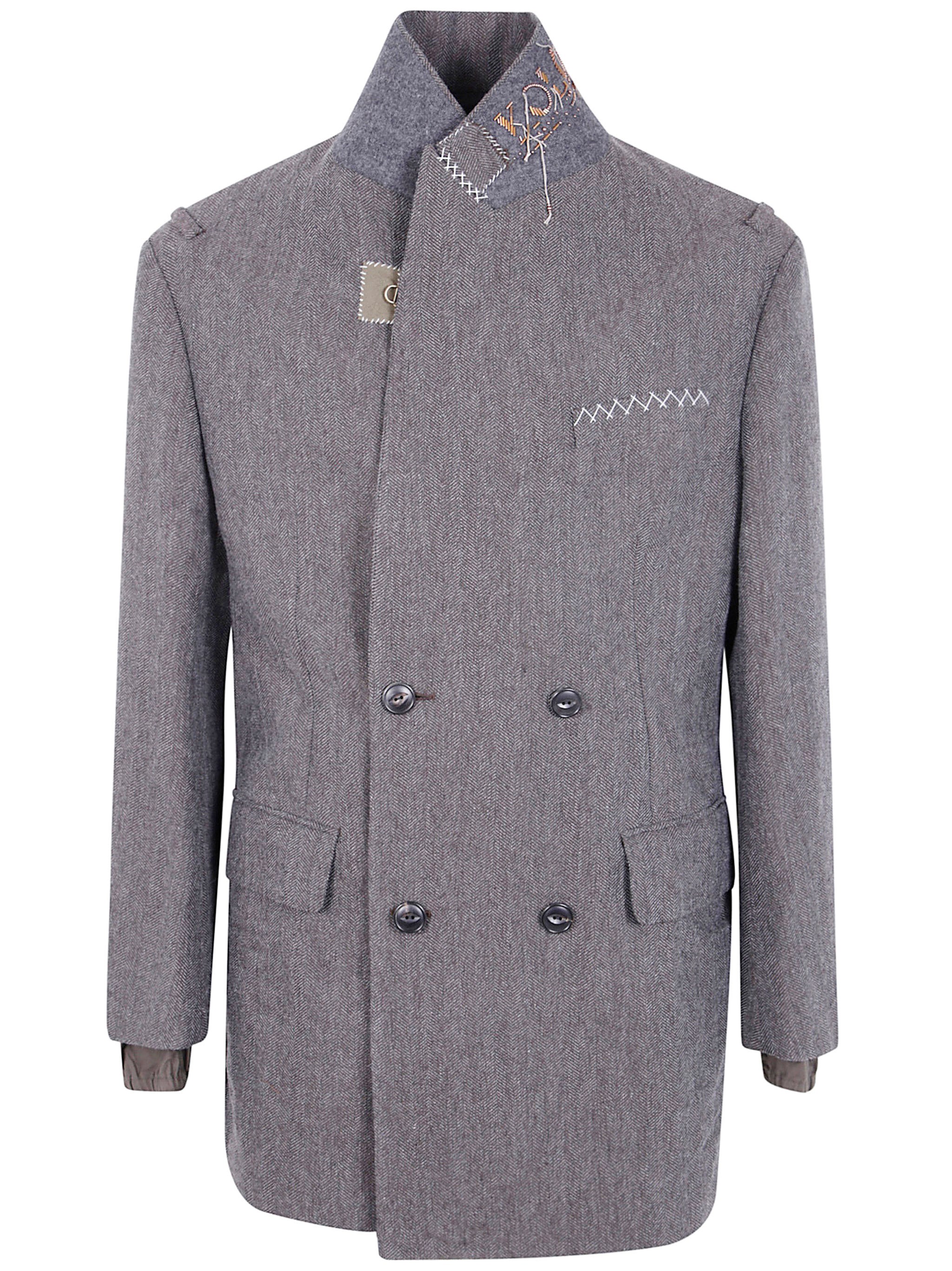 KOLOR "Jacket 02" Split Double Breast Coat