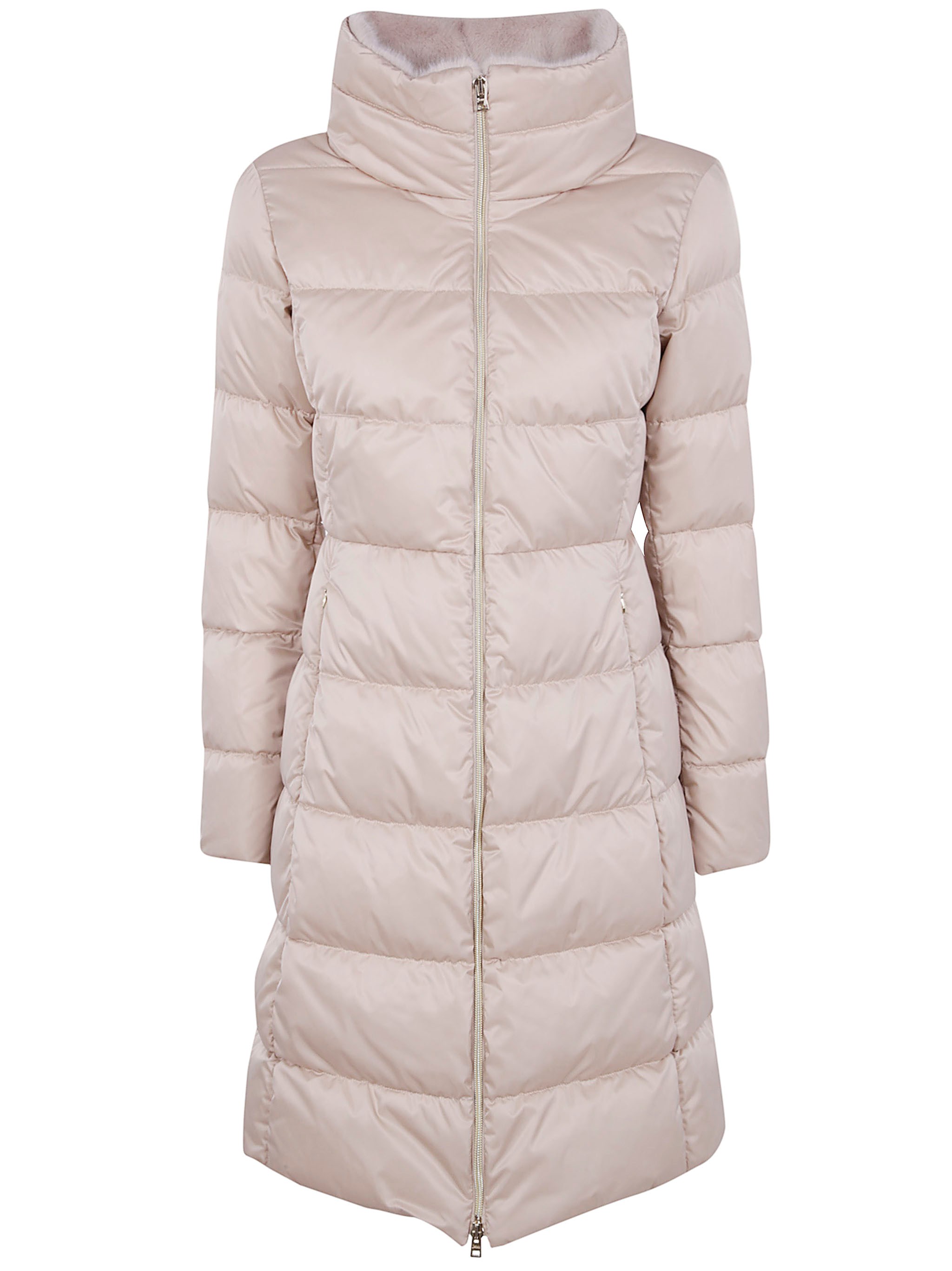 Herno Medium Full Zip Jacket In Pink