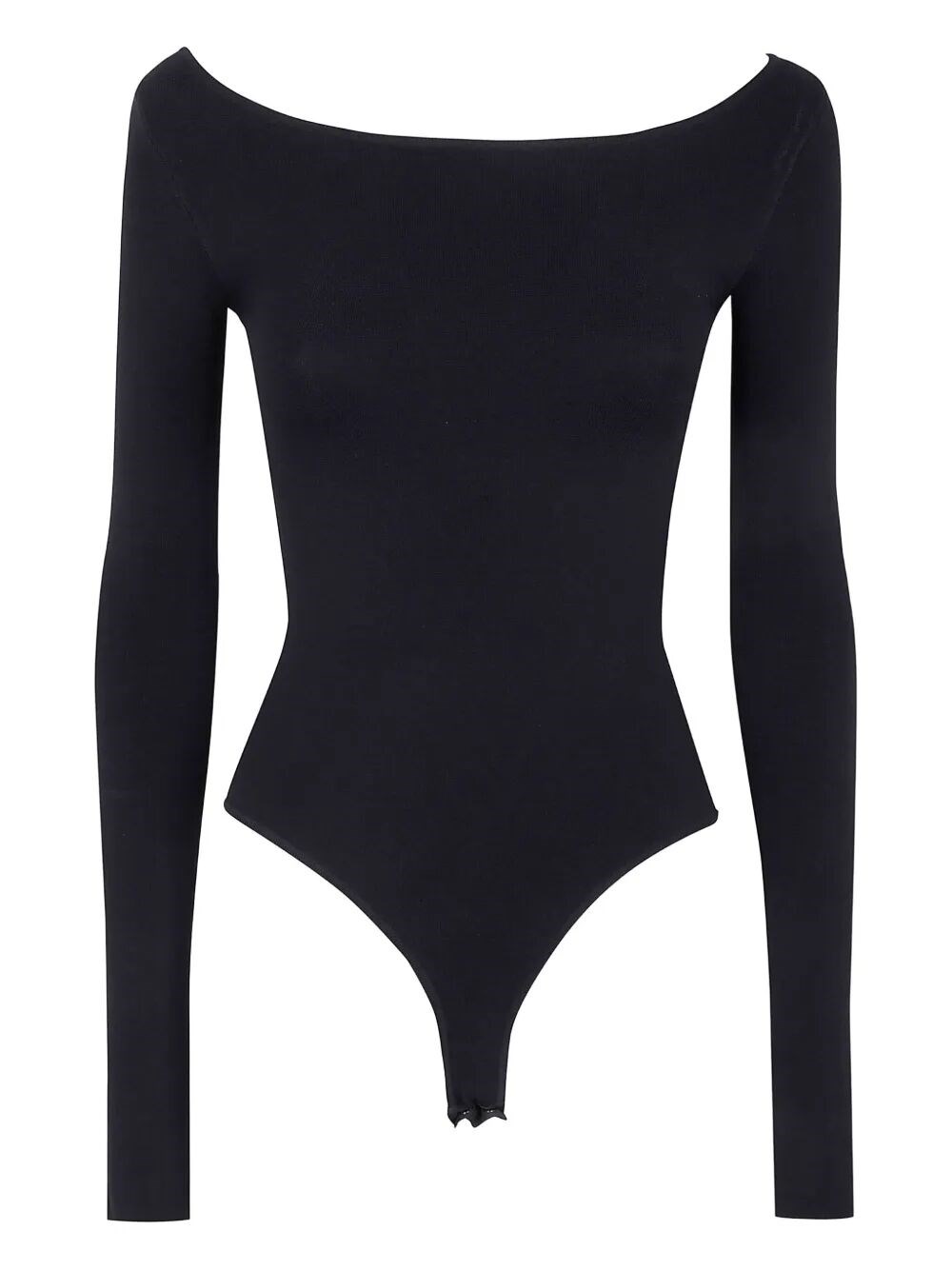 Fred Perry 'scoop' Neck Bodysuit In Black