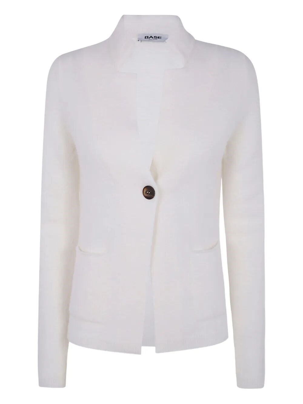 Base Alpaca Blend Knit Jacket In Animal Print