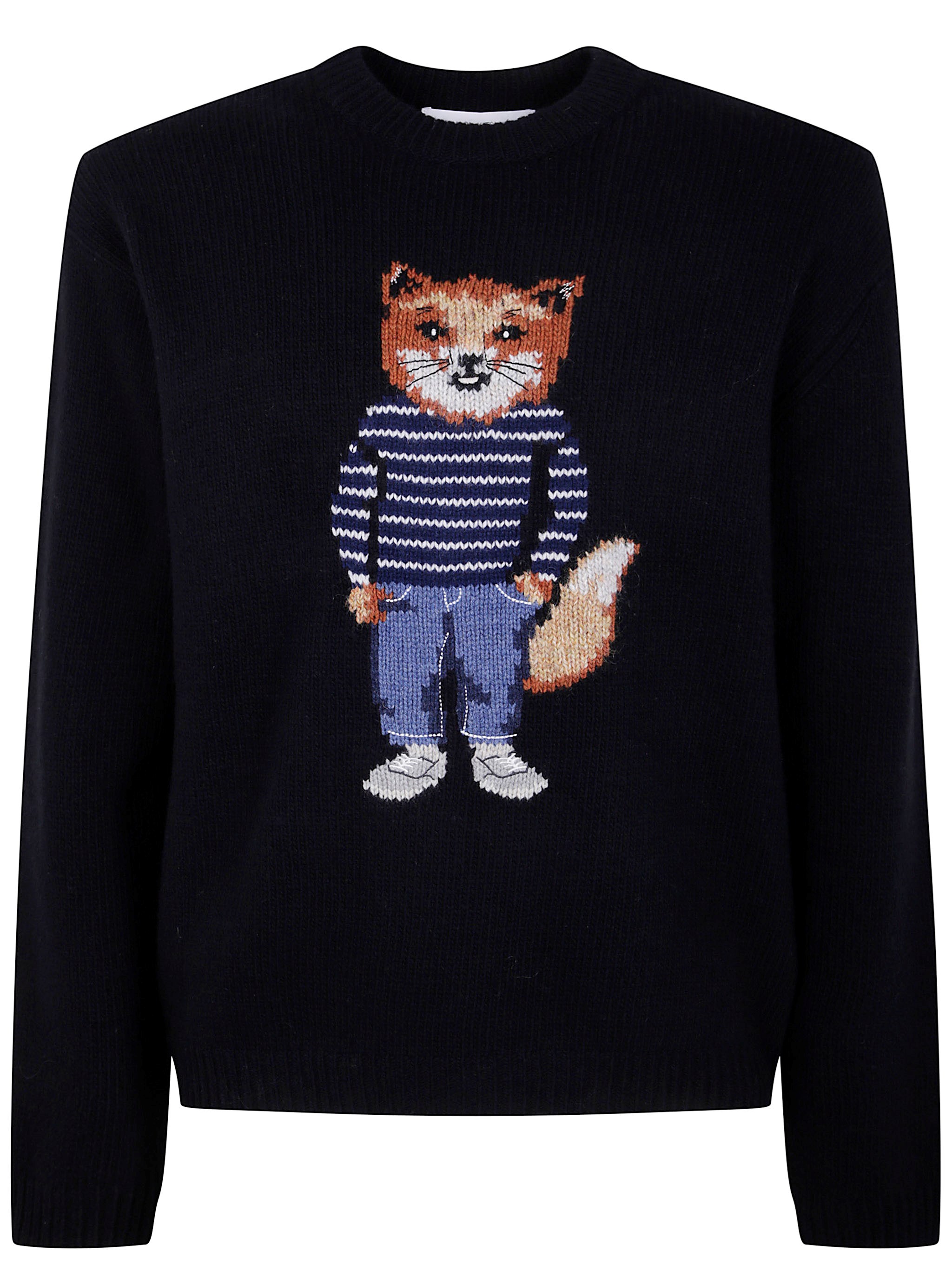 Billieblush Dressed "fox" Intarsia Wool Jumper