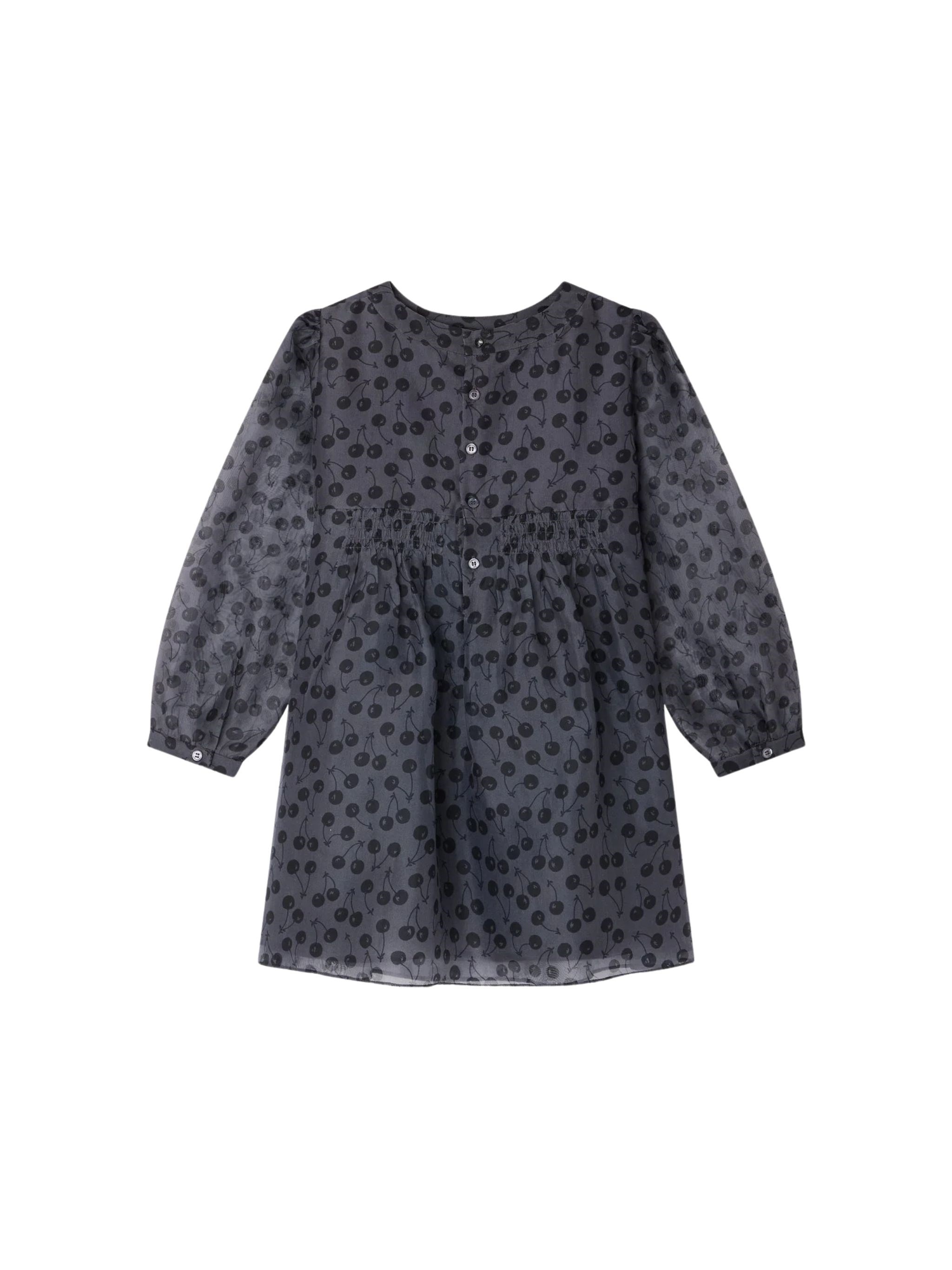 Bonpoint Dress "junia" In Gray