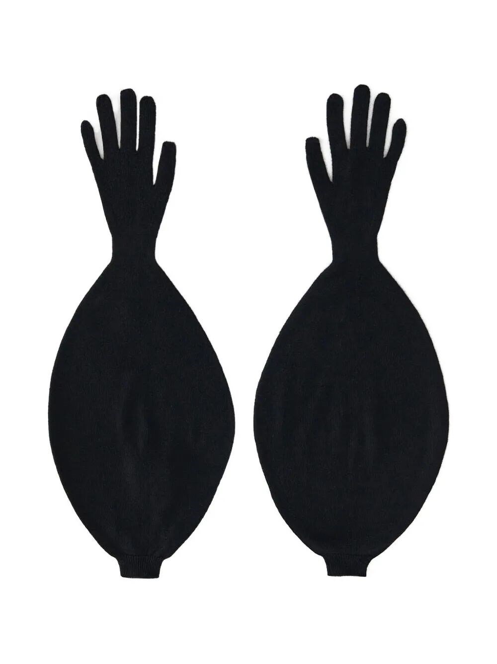 Paloma Wool "flake" Puffy Gloves In Black
