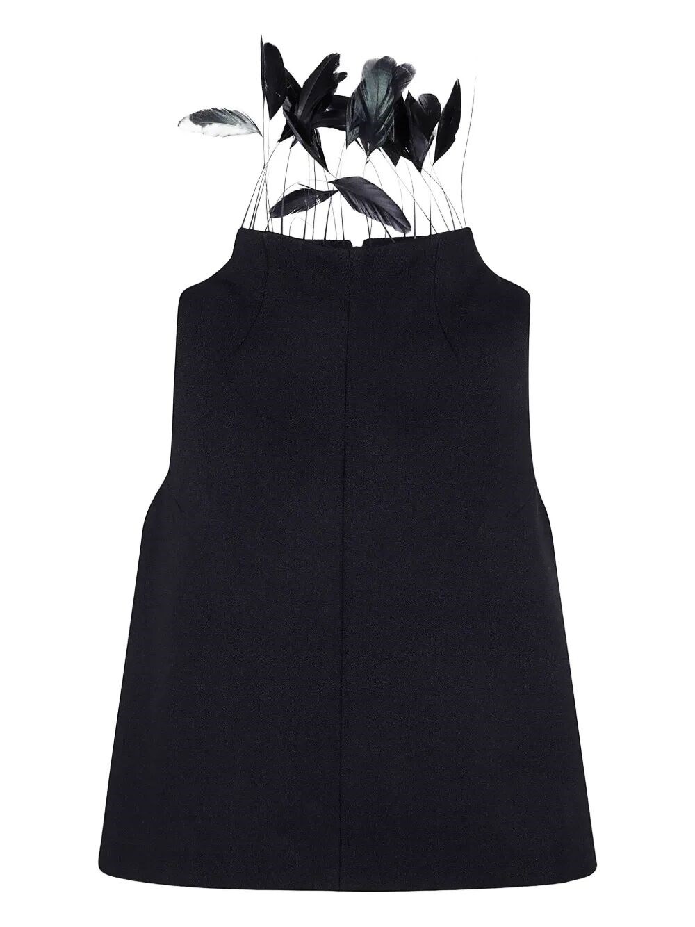 N°21 Sleeveless Top With Feathers In Blue | ModeSens