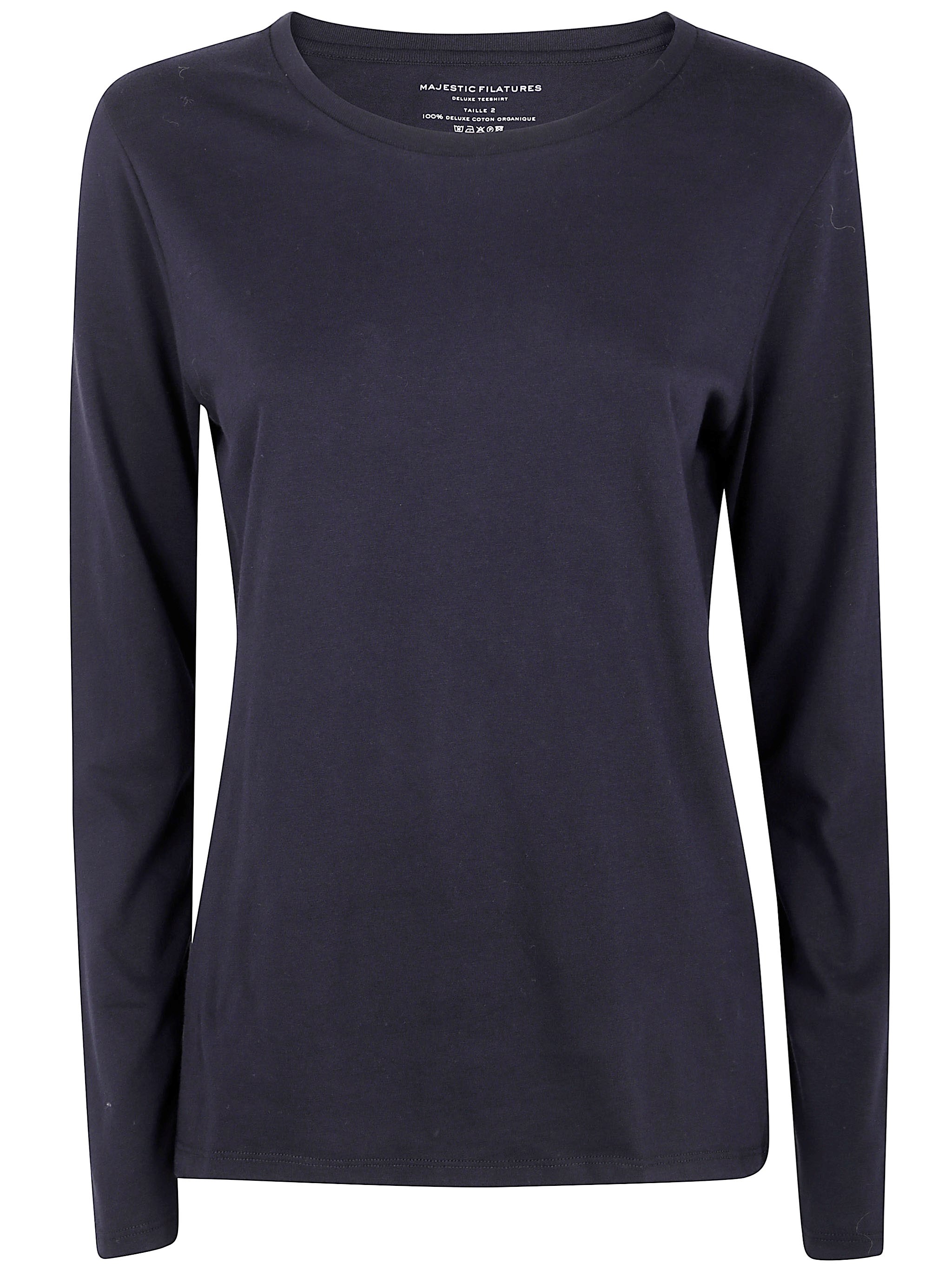 N°21 Round Neck Long Sleeve Sweater In Black