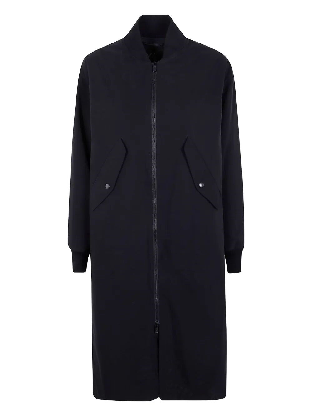 Maison Margiela Long Coat In Black