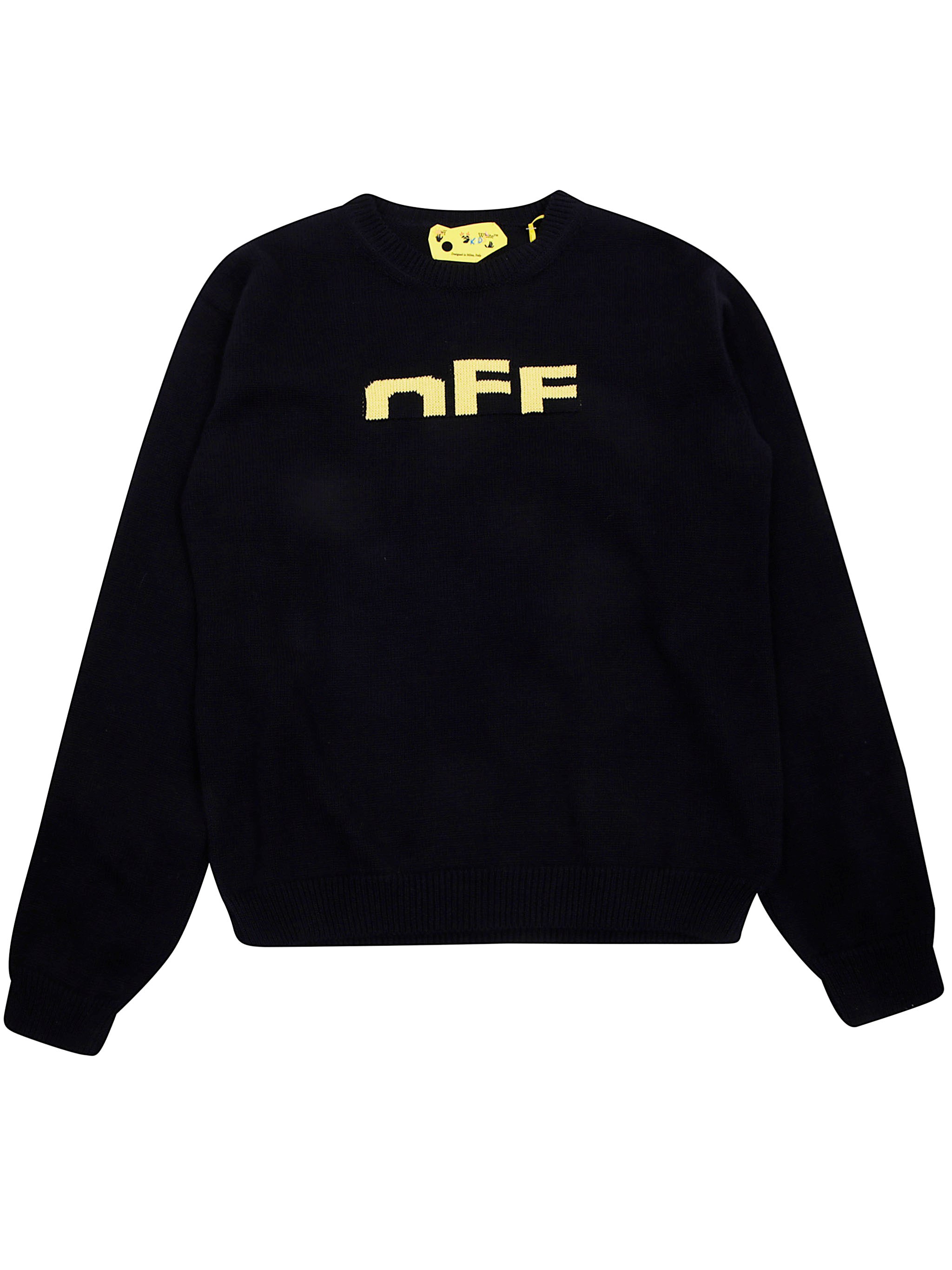 69 By Isaac Sellam "type Logo" Knit Crew